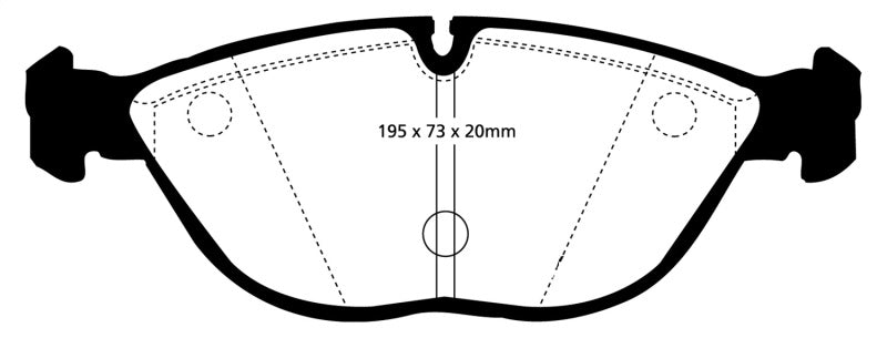 EBC 04-06 Audi TT Quattro 3.2 Yellowstuff Front Brake Pads - T1 Motorsports