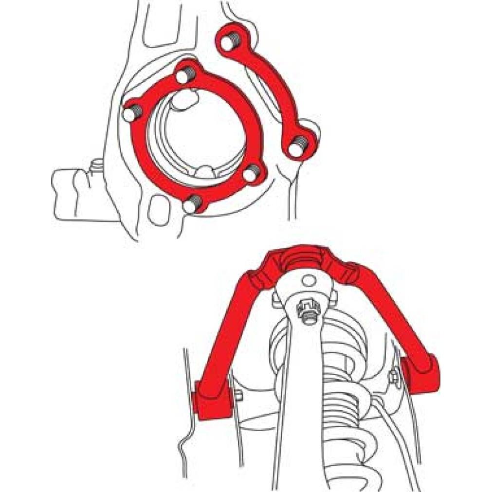 SPC Performance 03-08 Nissan 350Z/03-07 Infiniti G35 Front Adjustable Control Arms