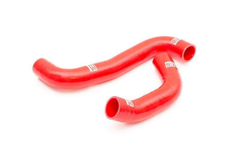 GrimmSpeed 08-14 Subaru WRX / 08-17 Subaru STi / 09-13 Subaru Forester XT Radiator Hose Kit - Red - T1 Motorsports