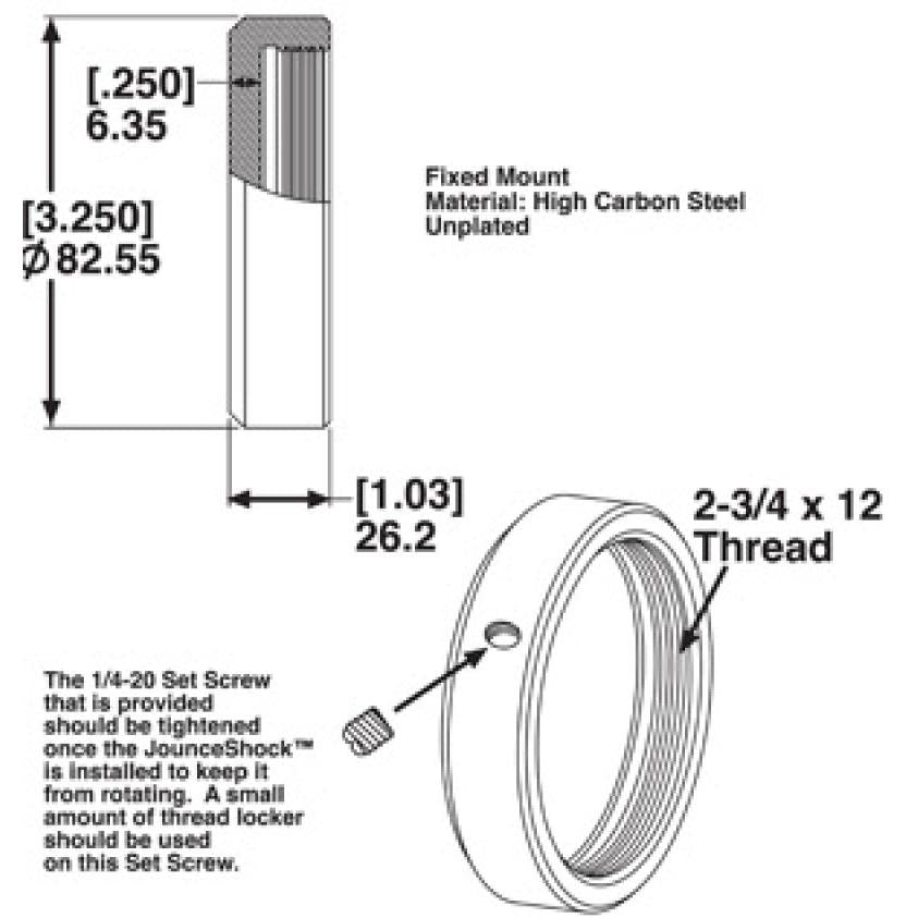 SPC Performance END MOUNT & ADAPTOR ASSY