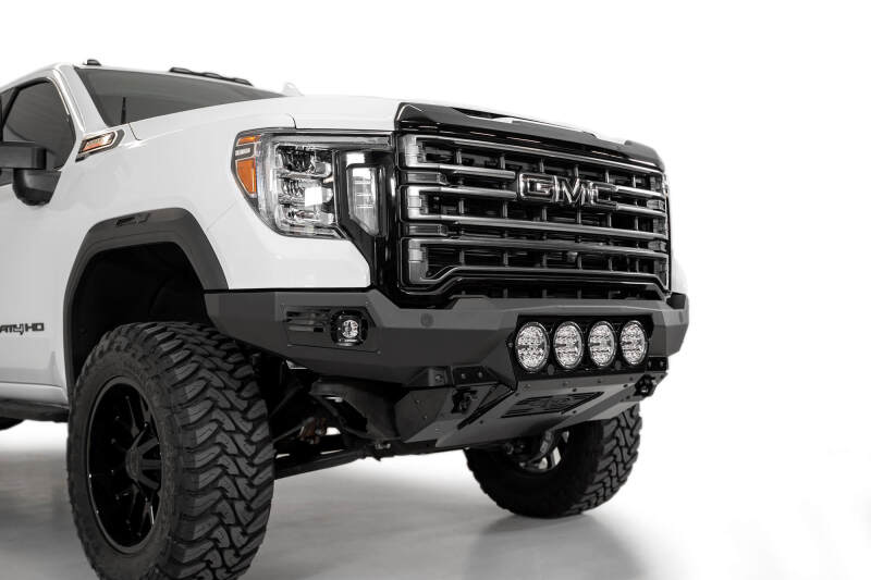 Addictive Desert Designs 20-23 GMC Sierra 2500/3500 Bomber Front Bumper - Black - T1 Motorsports