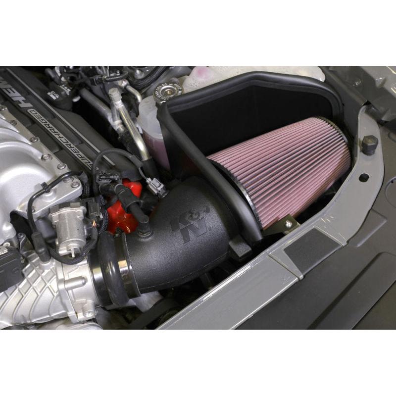 K&N 2018 Dodge Challenger Demon V8-6.2L F/I Aircharger Performance Intake