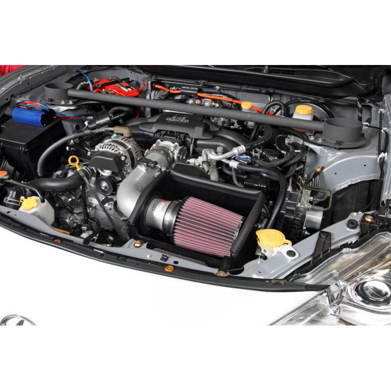 K&N 13 Subaru BRZ 2.0L / 13 Scion FR-S 2.0L Silver 69 Series Typhoon Intake