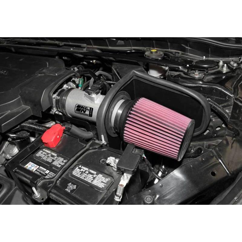 K&N 13-14 Honda Accord 3.5L V6 69 Series Typhoon Air Intake System - Silver Cold Air Intake Kit