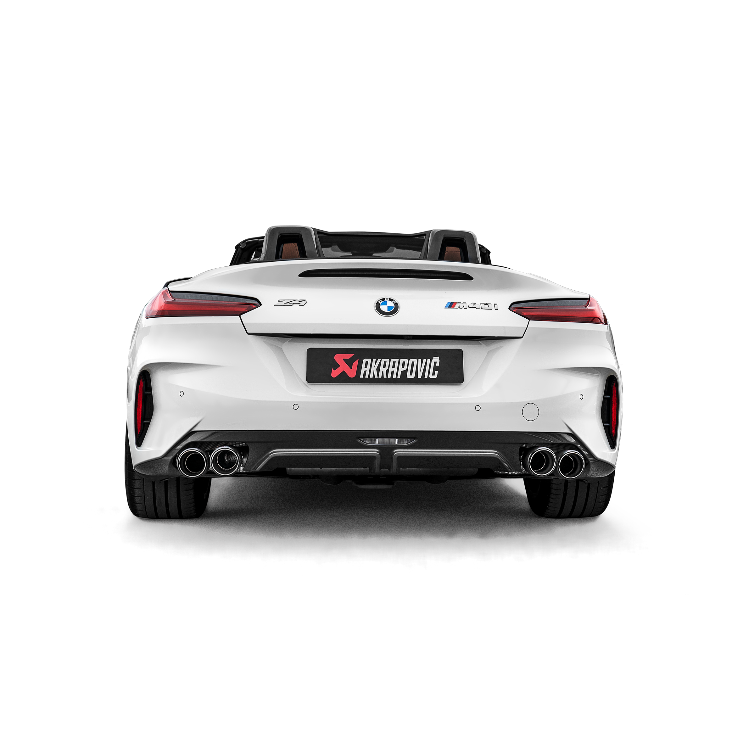 Akrapovič Slip-On Line Exhaust (Titanium) w/Carbon Tips - 2019+ BMW Z4 M40i (G29) - T1 Motorsports