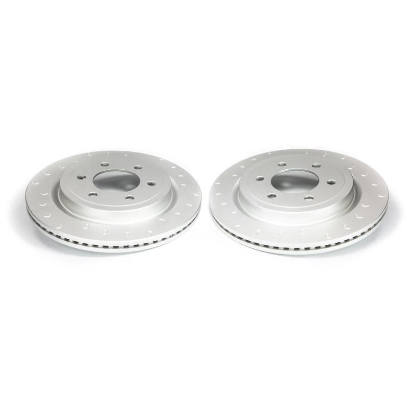 Alcon 2010+ Ford F-150 336x24mm Rear Slotted Rotor Kit w/ Electric Park Brake - T1 Motorsports