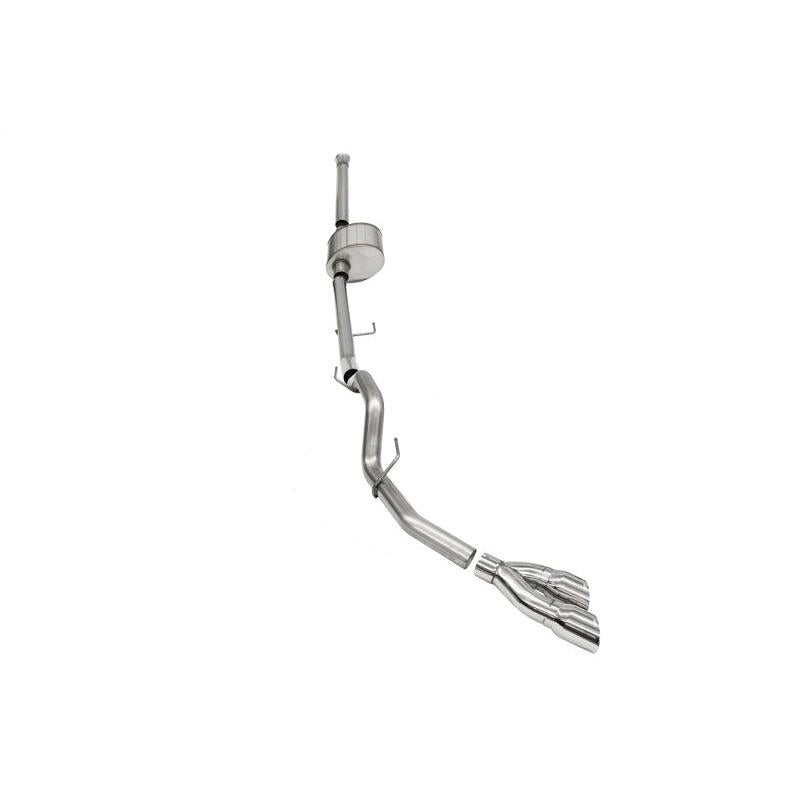Corsa 2021-2022 Ford F-150 SuperCrew/6.5in Bed 5.0L V8 Xtreme Cat-Back Dual Side Exit-Polished - T1 Motorsports