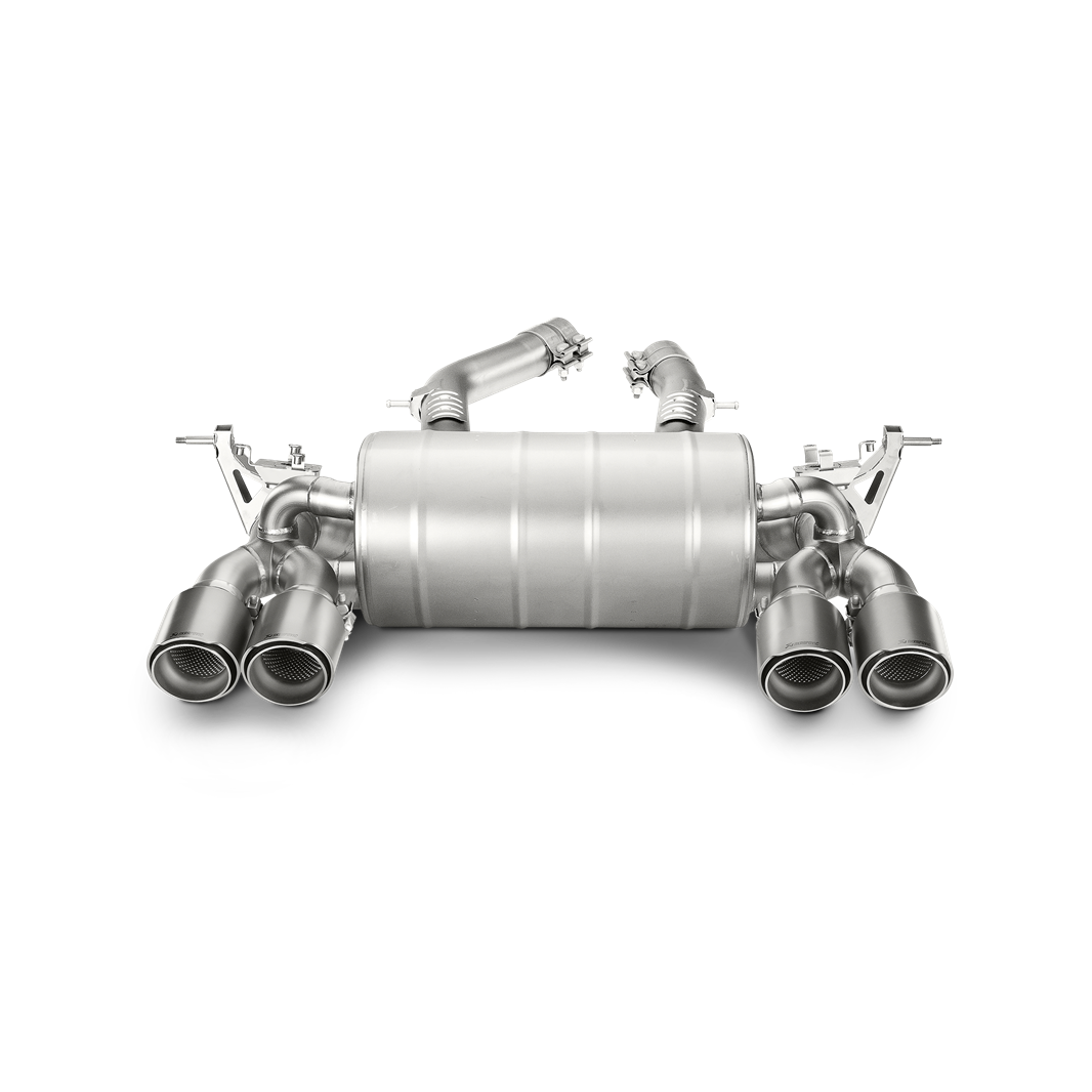 Akrapovič Slip-On Line Exhaust System (Titanium) w/o Tips - 2014-2020 BMW M3/M4 (F80/F82) - T1 Motorsports