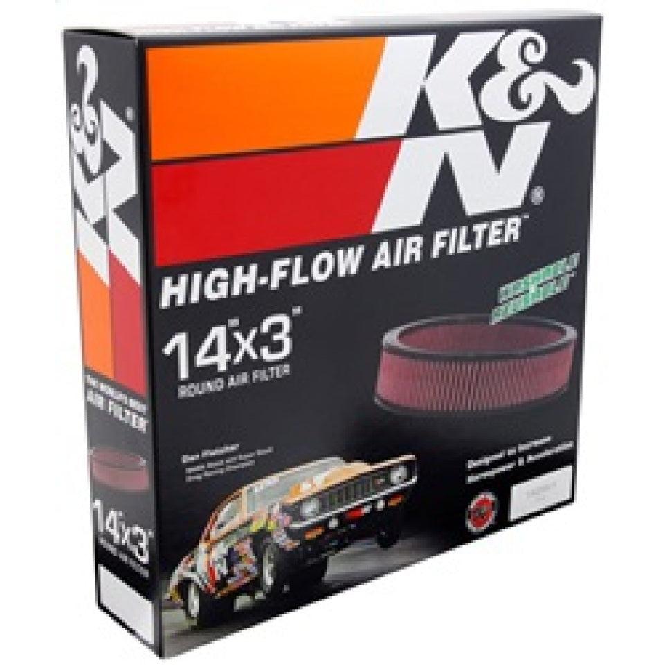 K&N Replacement Air Filter GM CARS & TRUCKS, V8, 1966-84