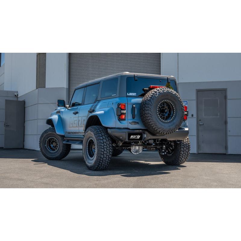 Borla ATAK Catback Exhaust w/ 4in Black Coated Tips - 2022-2024 Ford Bronco Raptor V6 Turbo AT 2WD / 4WD