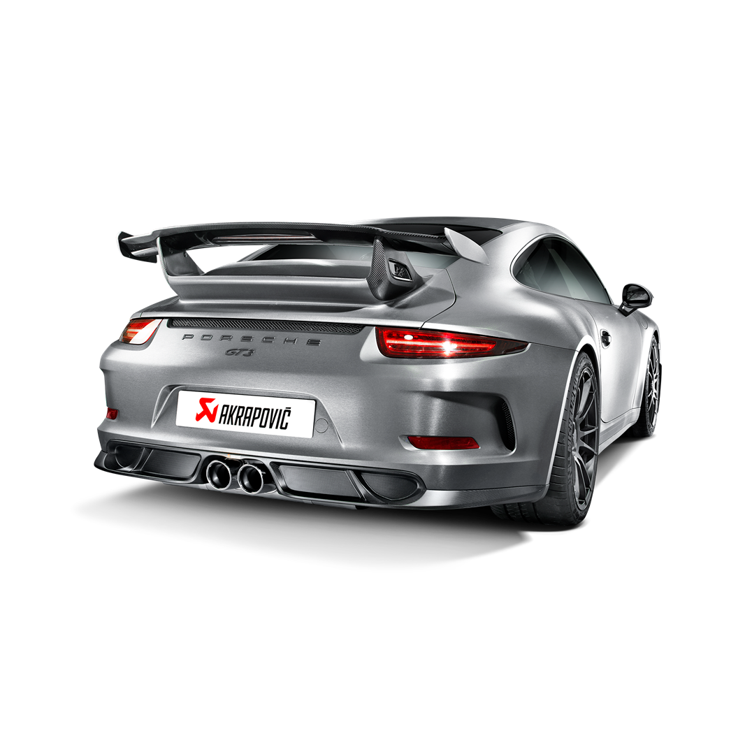 Akrapovič Matte Rear Carbon Fiber Diffuser - 2014-2017 Porsche 911 GT3 (991) - T1 Motorsports