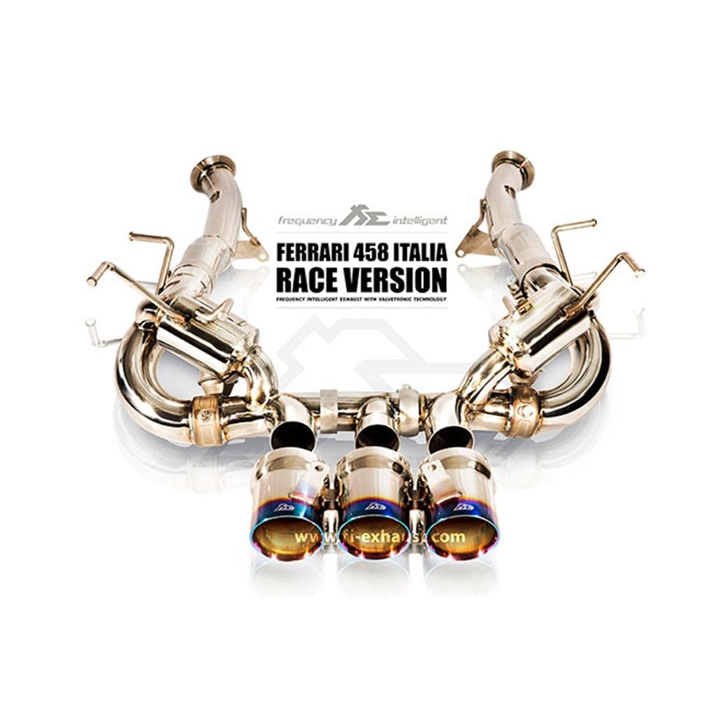 Fi Exhaust Race Exhaust System for 2010-2015 Ferrari 458 Italia/Spyder