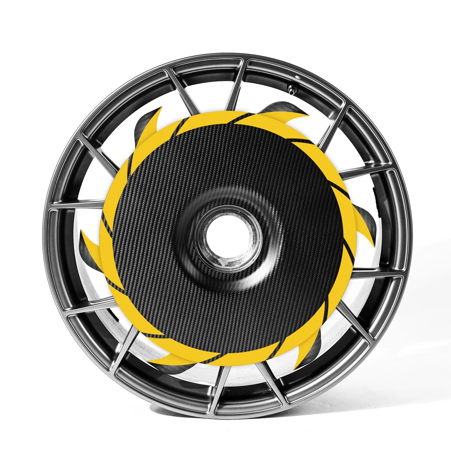 Silver Rocket SR Dry Carbon Fiber TurboFan Aerodisc Pro (For Aluminum Front Rims) - 2022+ Porsche 718 Cayman GT4RS