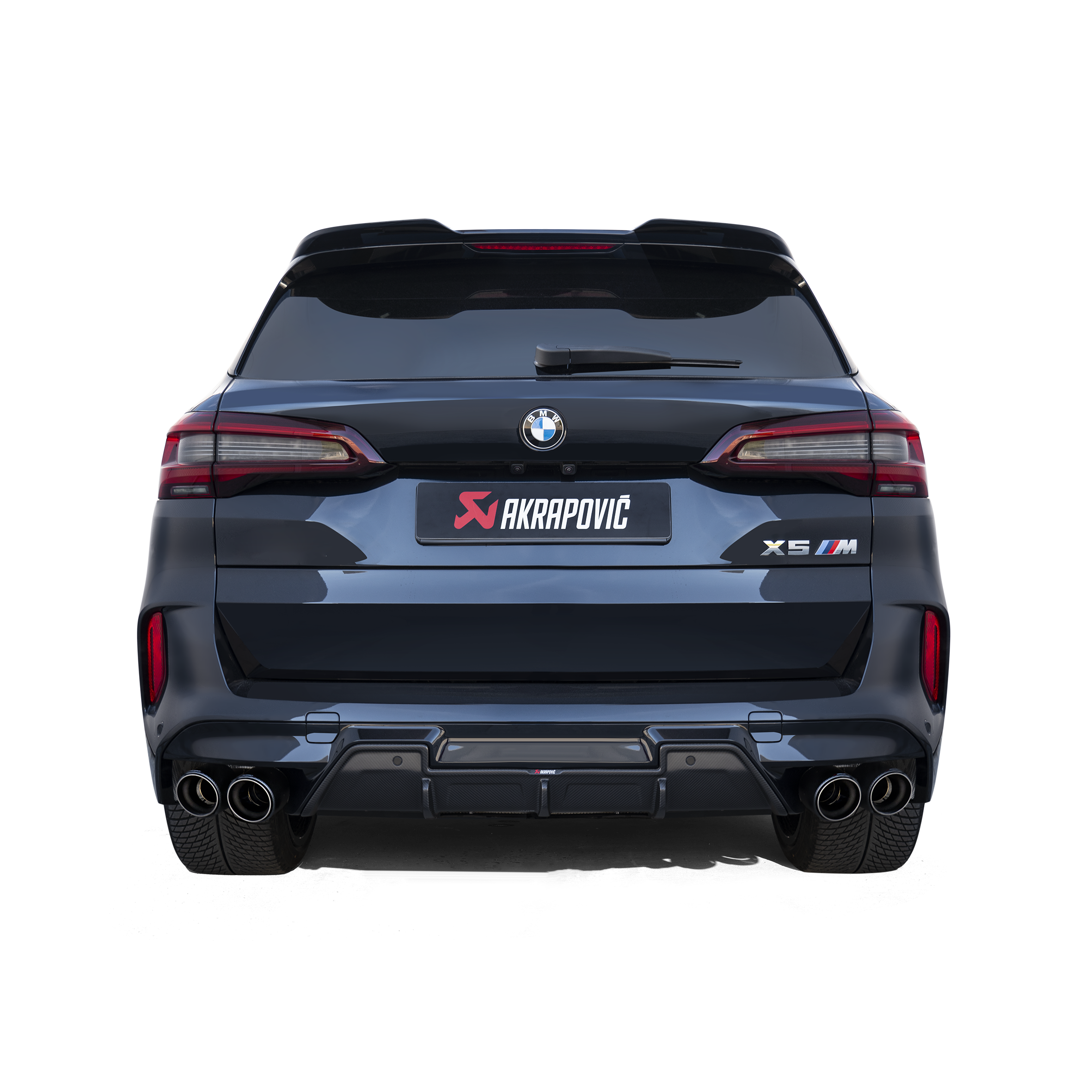 Akrapovič Slip-On Line Exhaust (Titanium) - 2020-2023 BMW X5M/X6M (F95/F96)