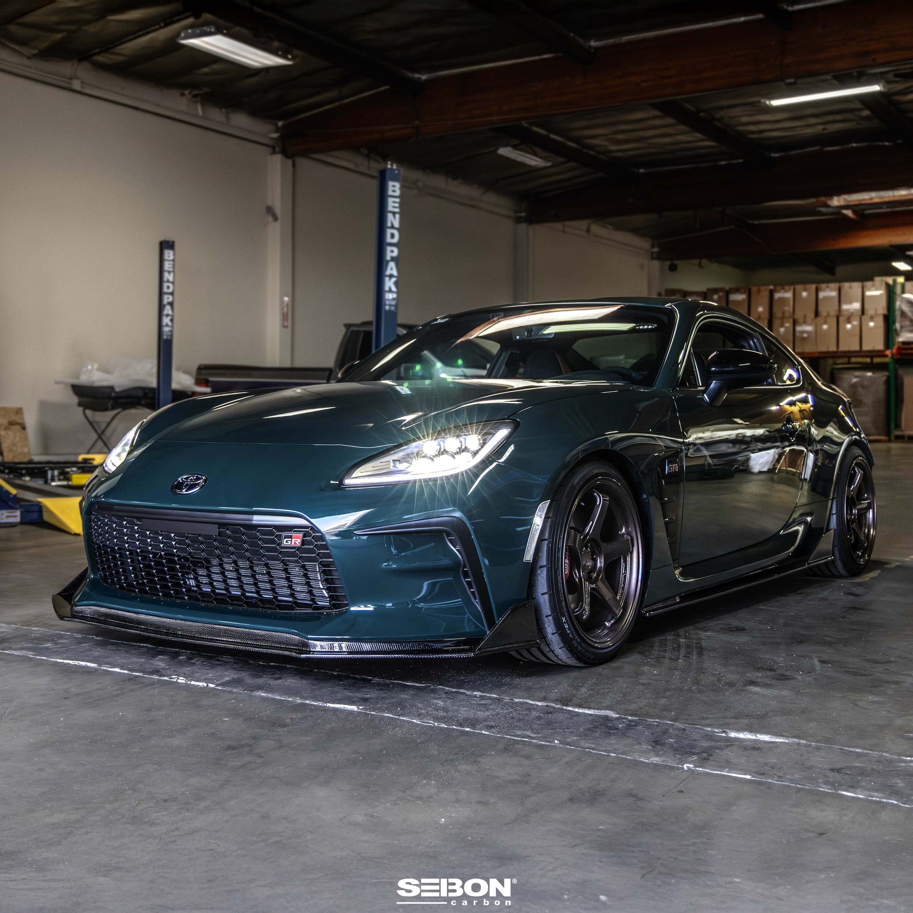 Seibon MB-Style Carbon Fiber Front Lip - 2022-2025 Toyota GR86