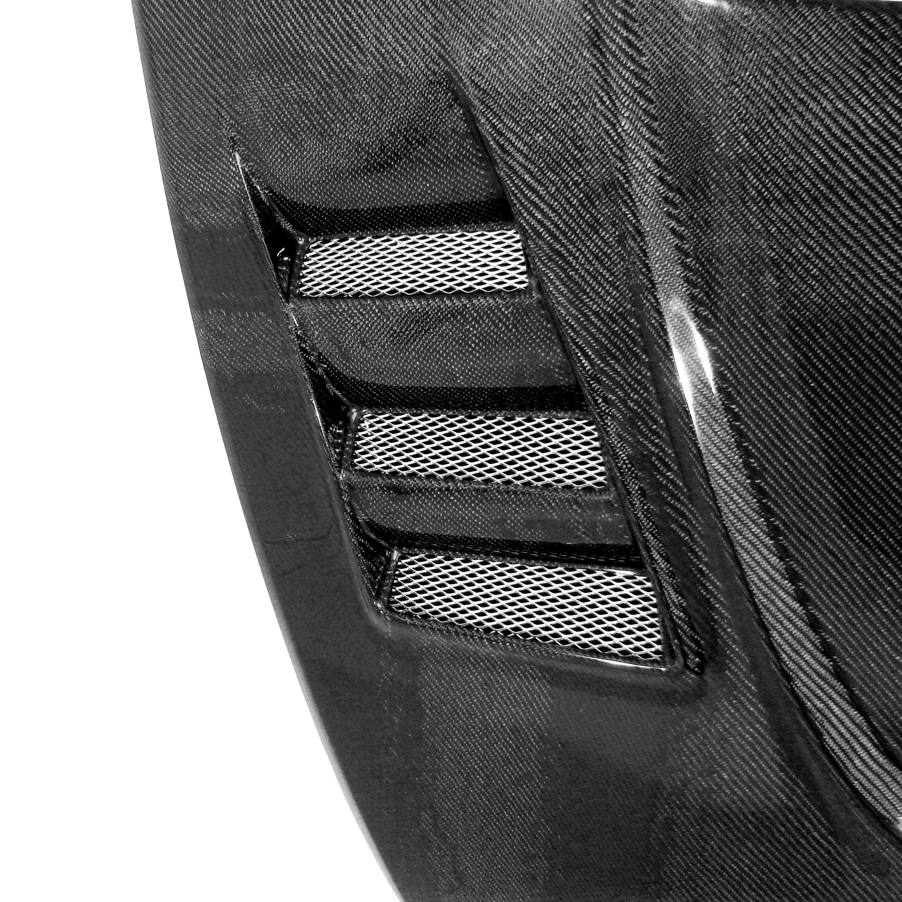 Seibon TS-Style Carbon Fiber Hood - 2004-2008 Mazda RX8