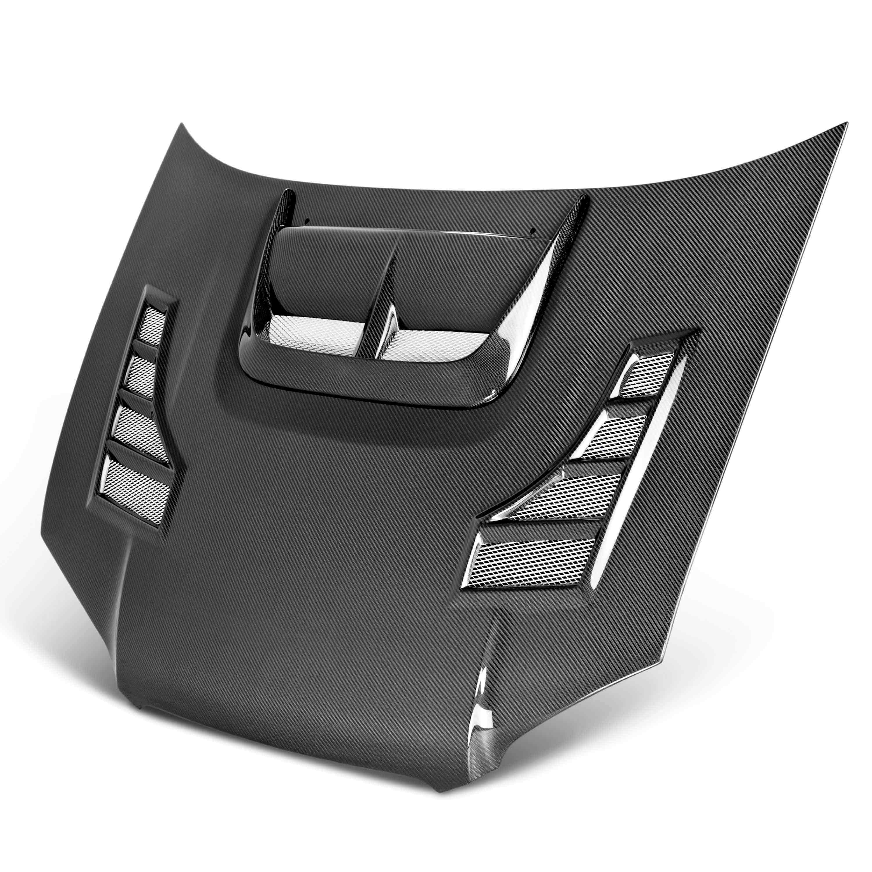 Seibon CW-Style Carbon Fiber Hood - 2004-2005 Subaru Impreza/WRX/STI