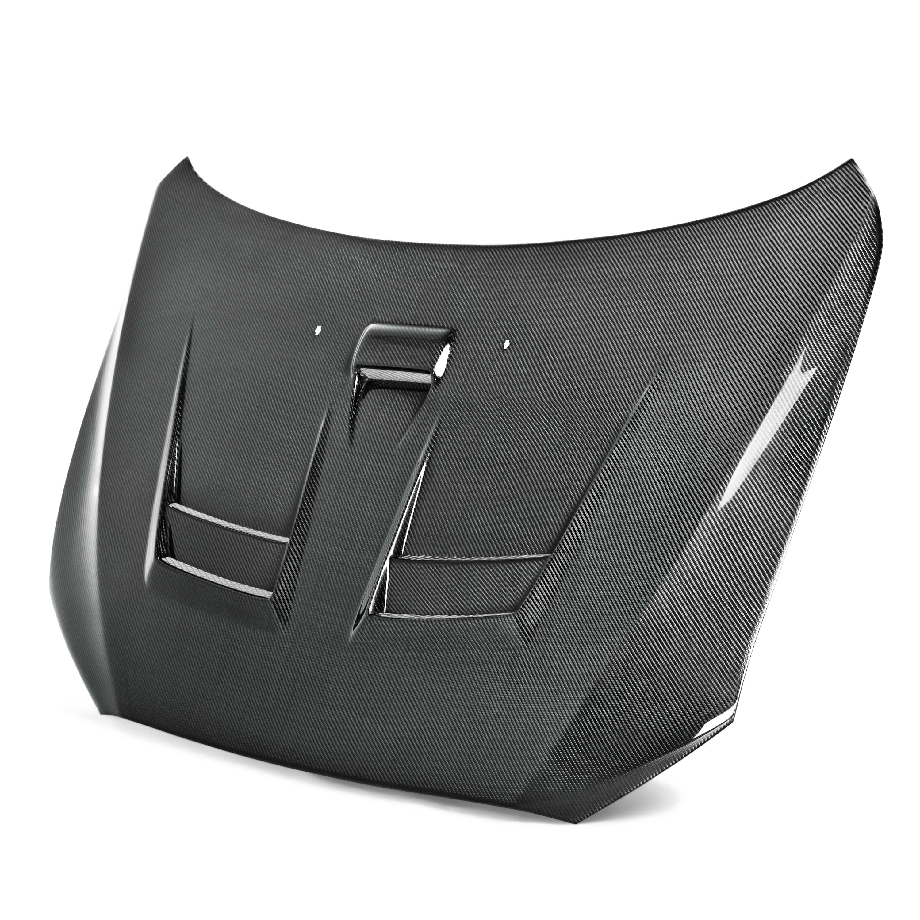 Seibon DV-Style Carbon Fiber Hood - 2008-2015 Mitsubishi Lancer EVO X