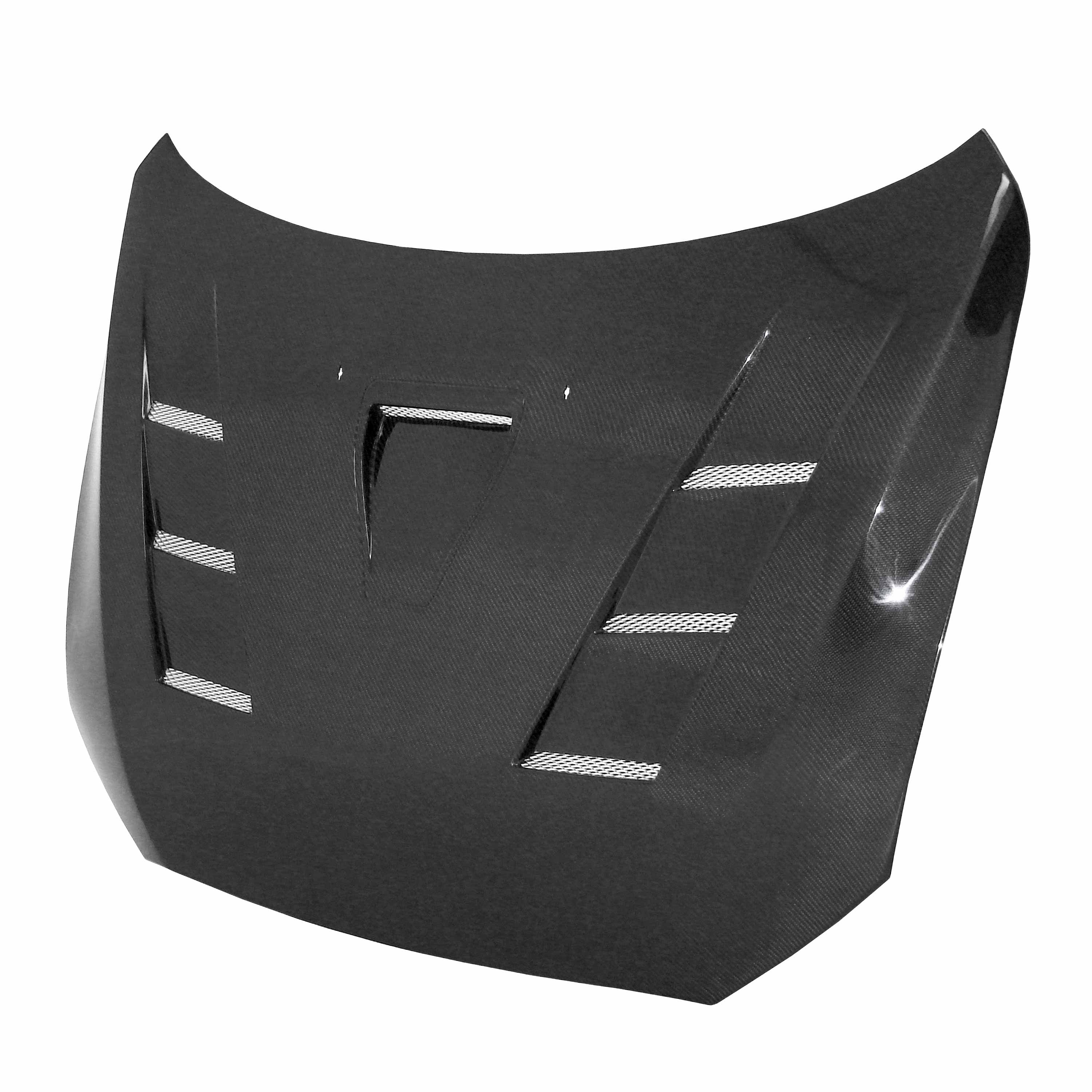 Seibon TS-Style Carbon Fiber Hood - 2008-2015 Mitsubishi Lancer EVO X
