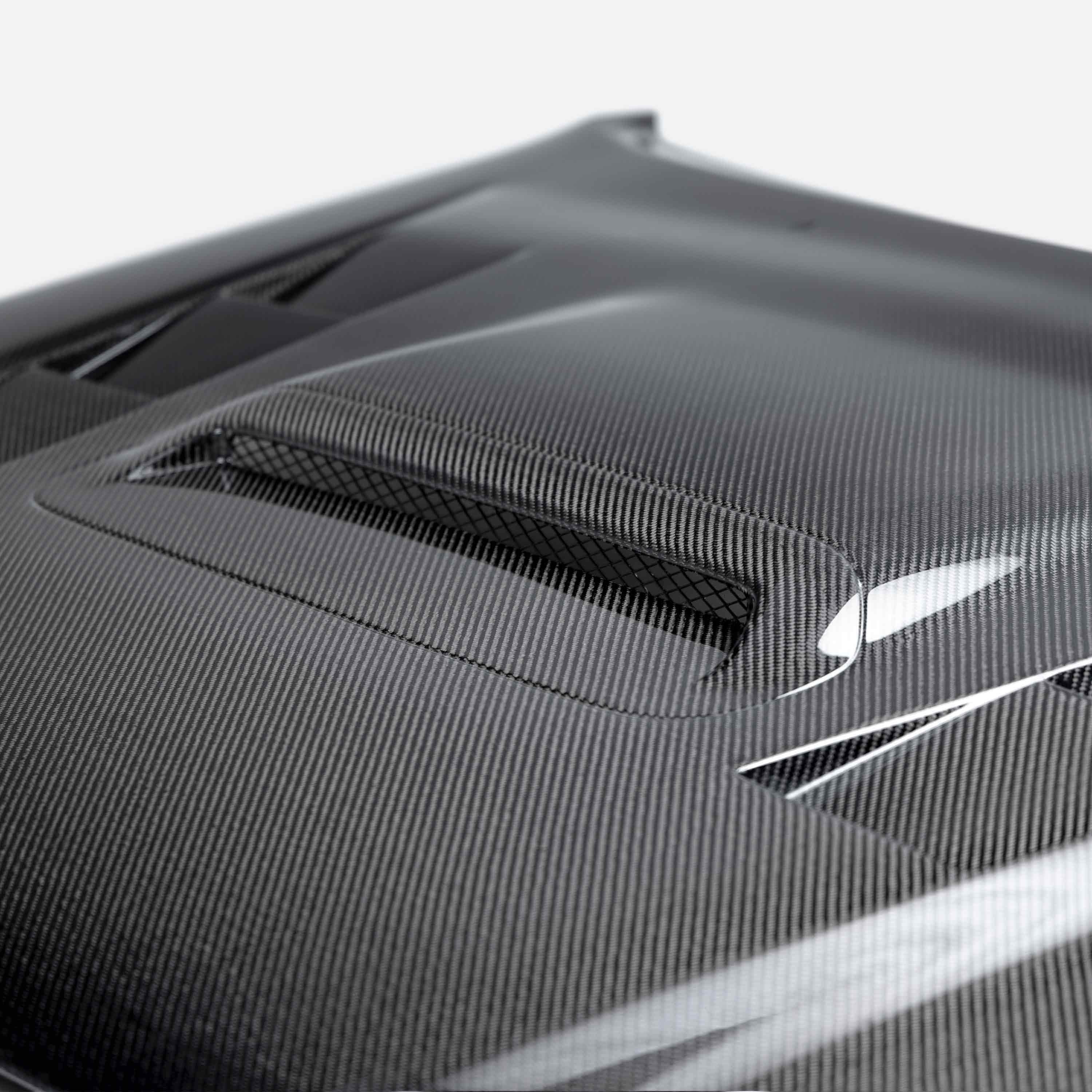 Seibon TS-Style Carbon Fiber Hood - 2012-2015 Toyota Tacoma