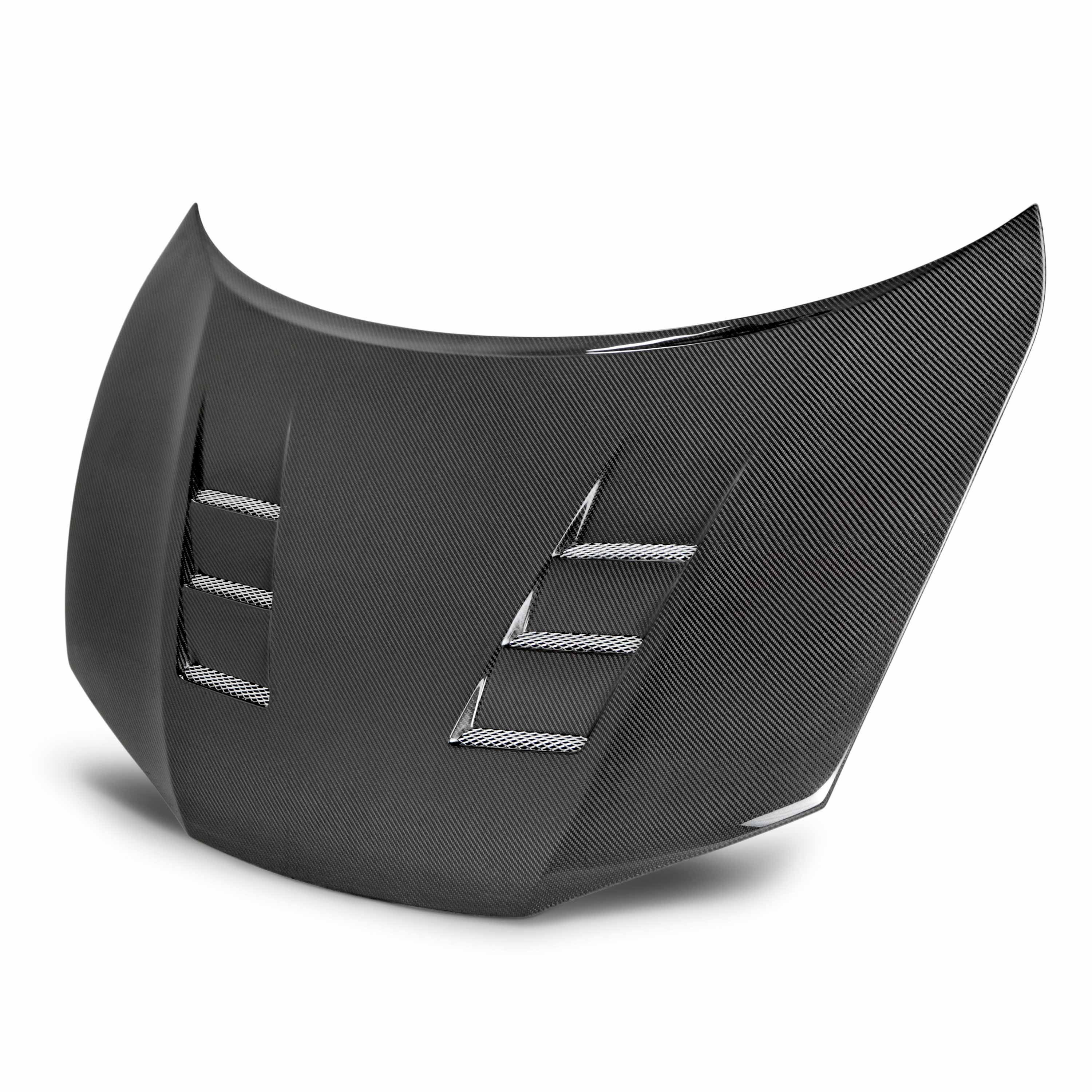 Seibon TS-Style Carbon Fiber Hood - 2014-2015 Honda Civic 2DR