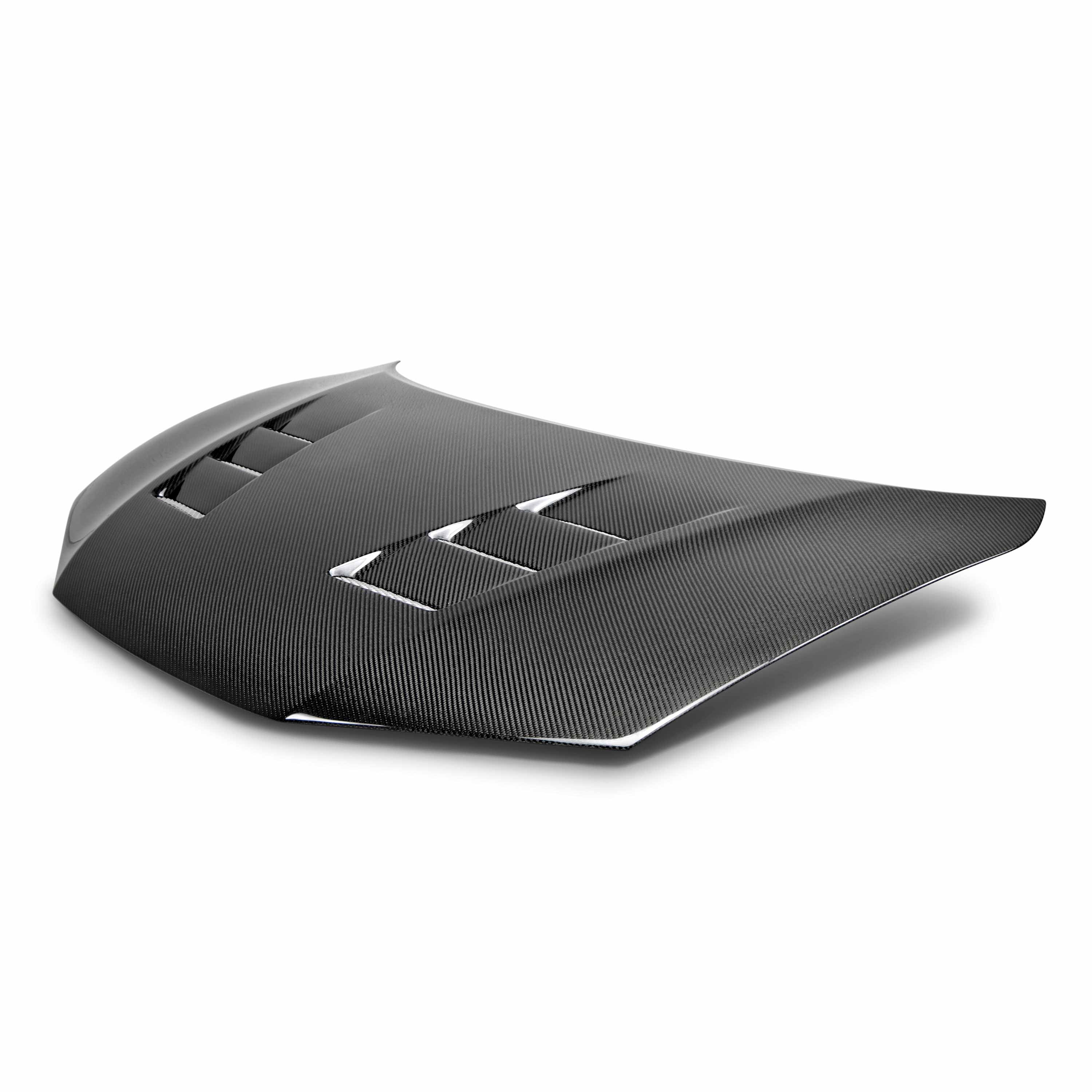 Seibon TS-Style Carbon Fiber Hood - 2014-2015 Honda Civic 2DR