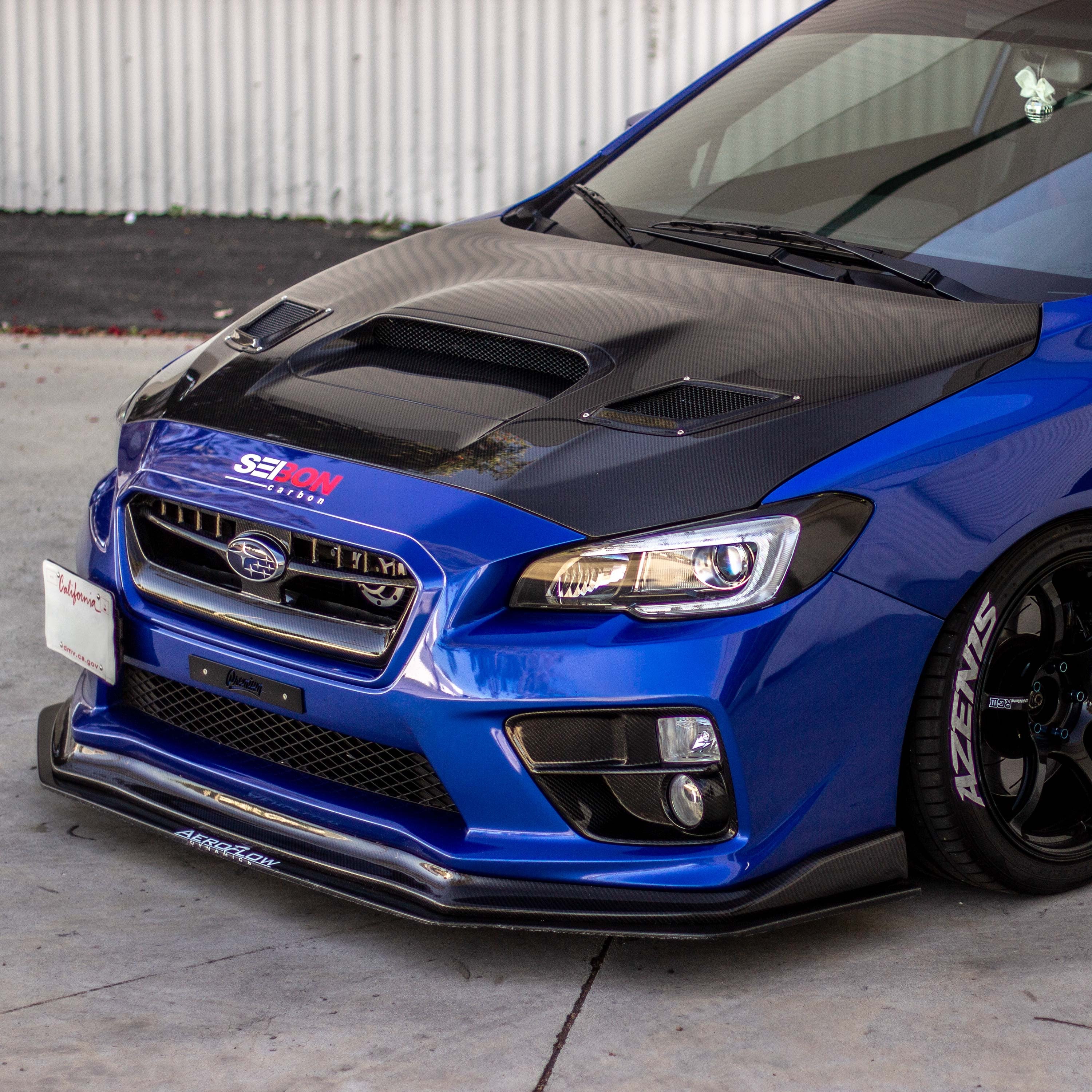 Seibon CS-Style Carbon Fiber Hood - 2015-2021 Subaru WRX/STI