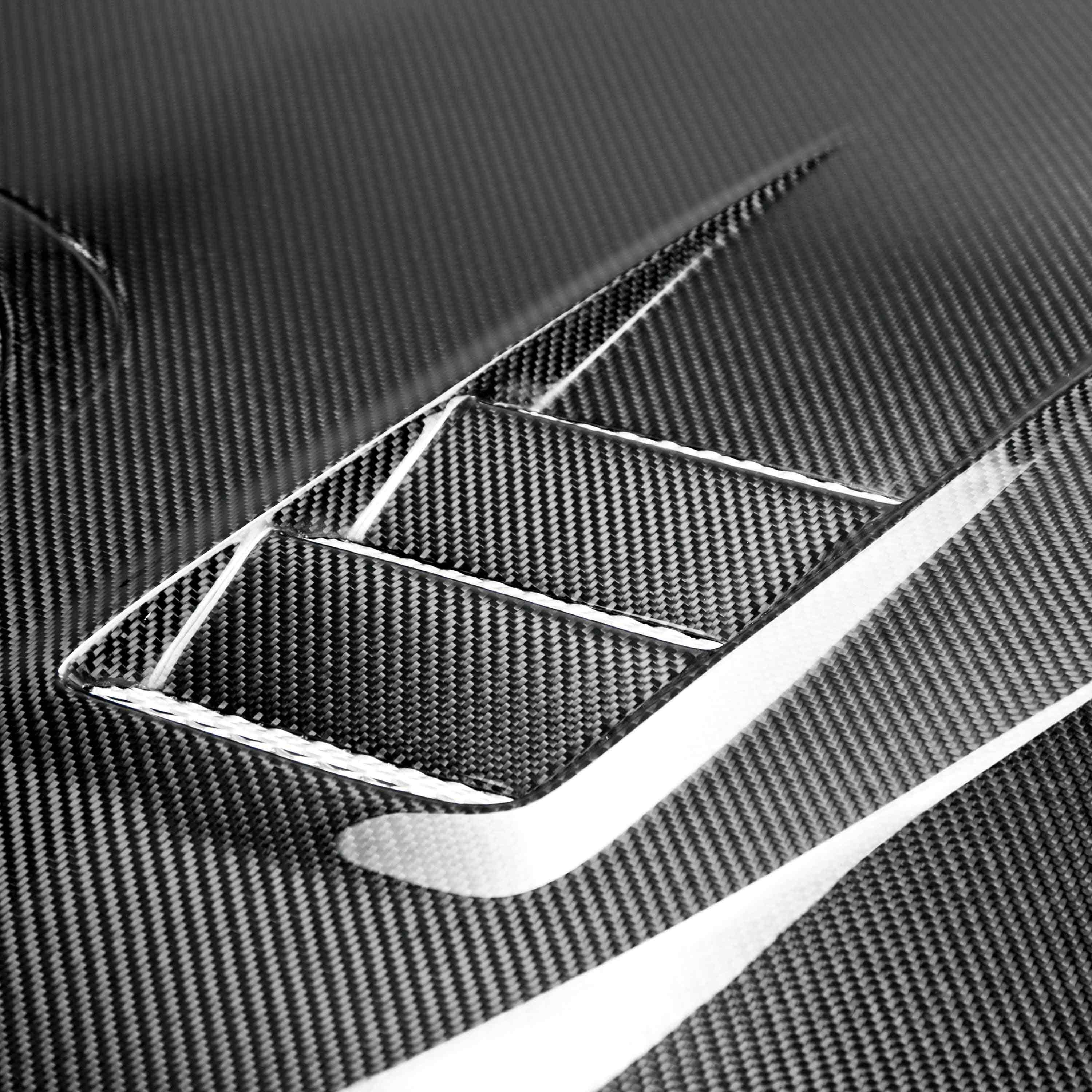 Seibon CW-Style Carbon Fiber Hood - 2015-2021 Subaru WRX/STI