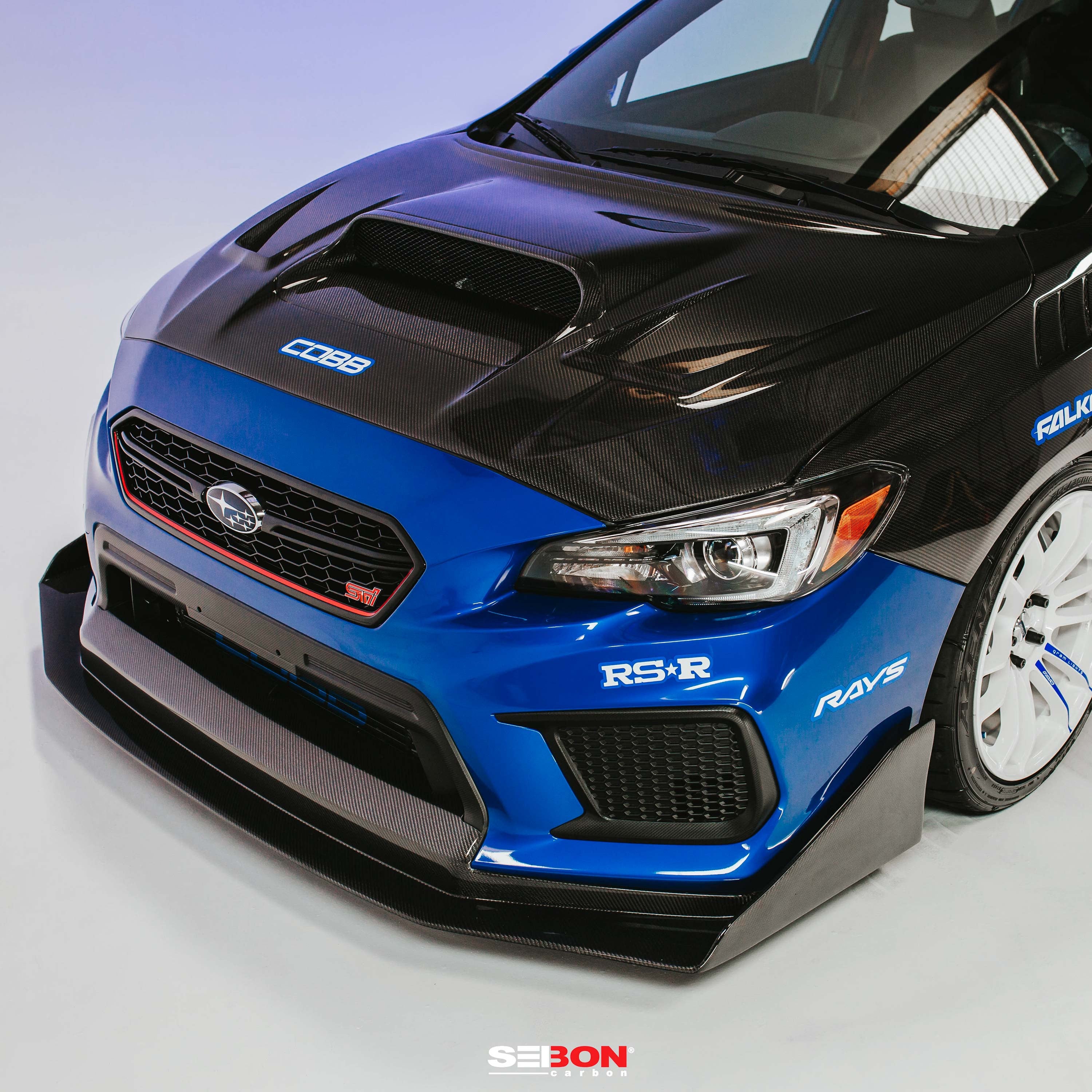 Seibon VS-Style Carbon Fiber Hood - 2015-2021 Subaru WRX/STI