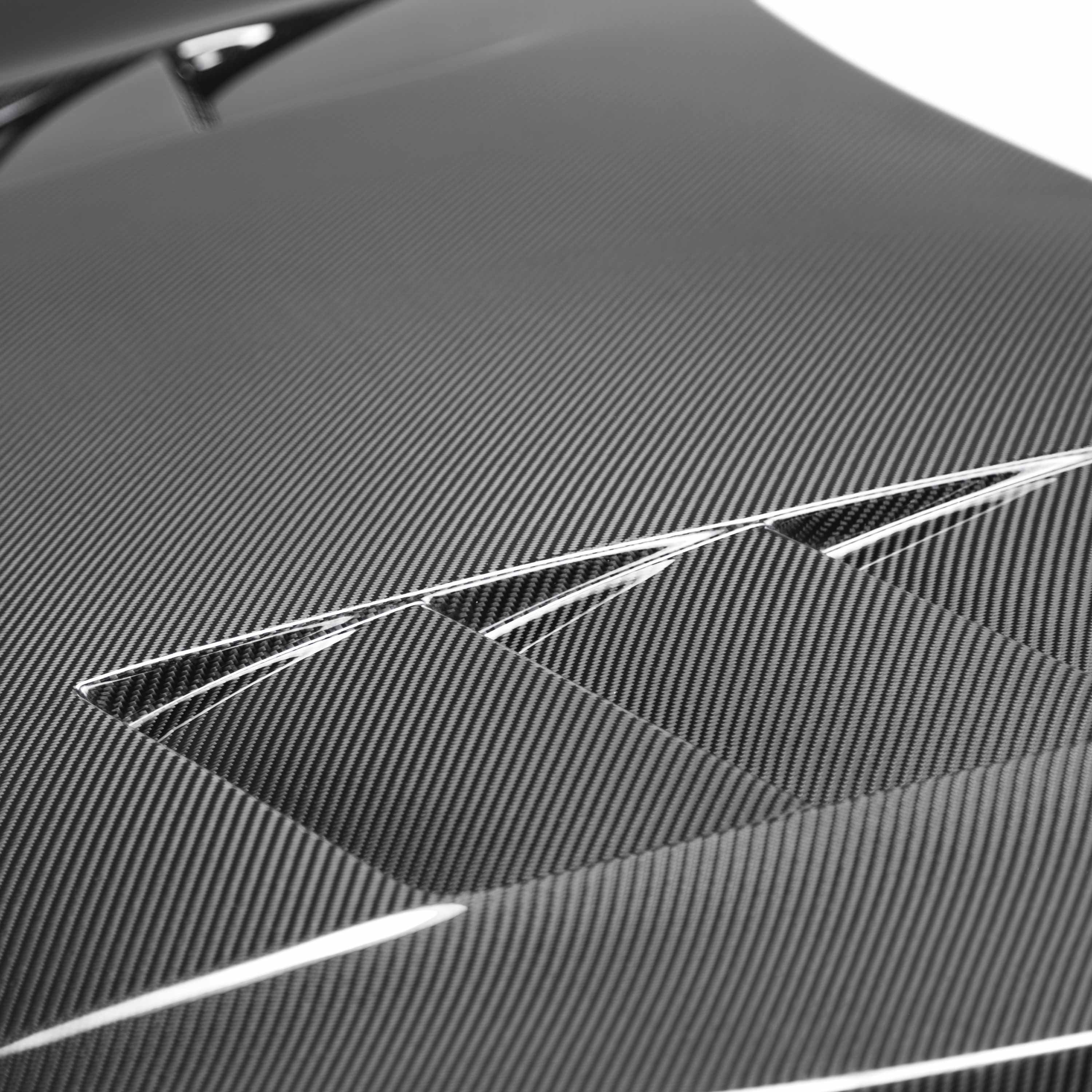 Seibon TS-Style Carbon Fiber Hood - 2016-2021 Honda Civic 2DR/4DR