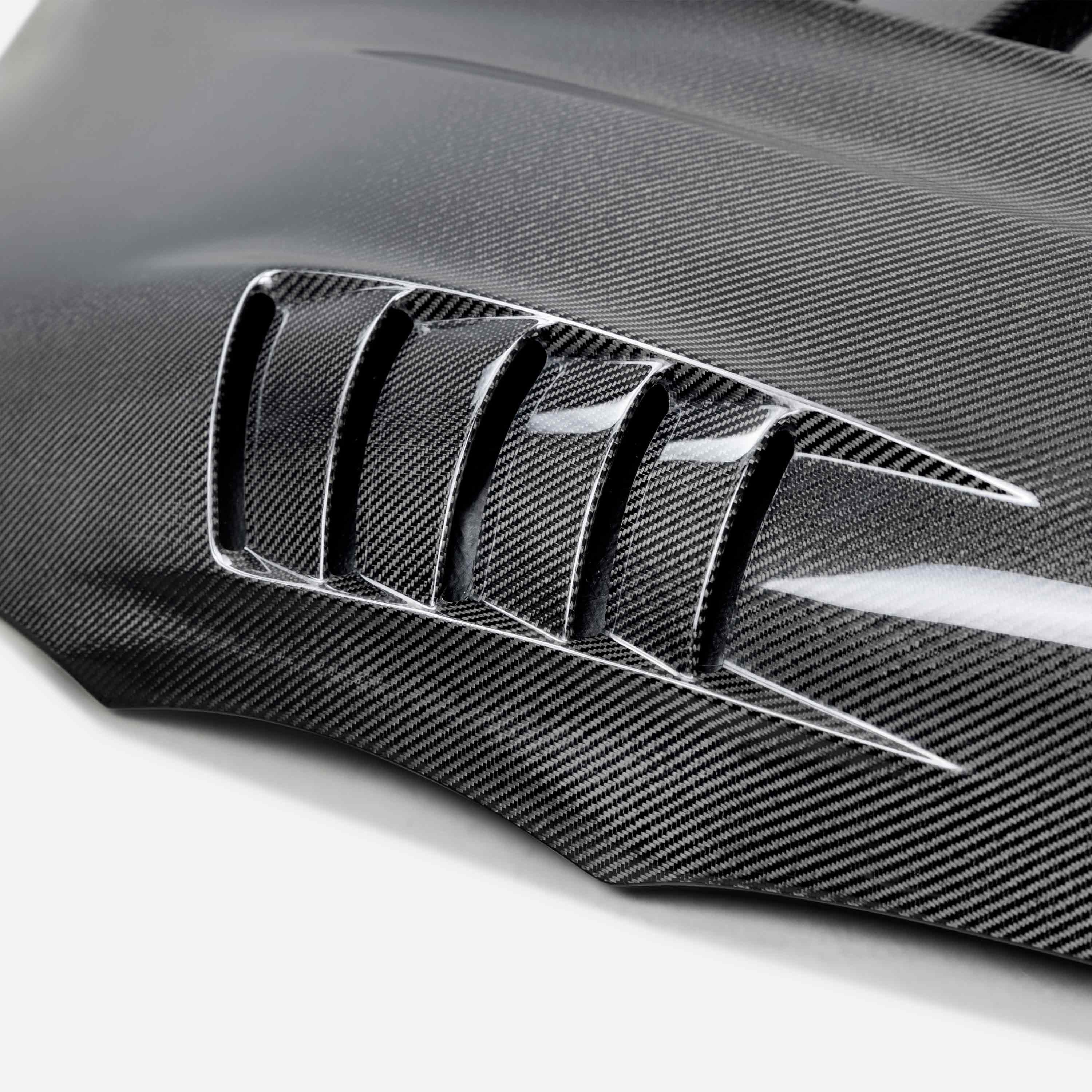 Seibon TV-Style Double Sided Carbon Fiber Hood - 2020-2023 Toyota Supra