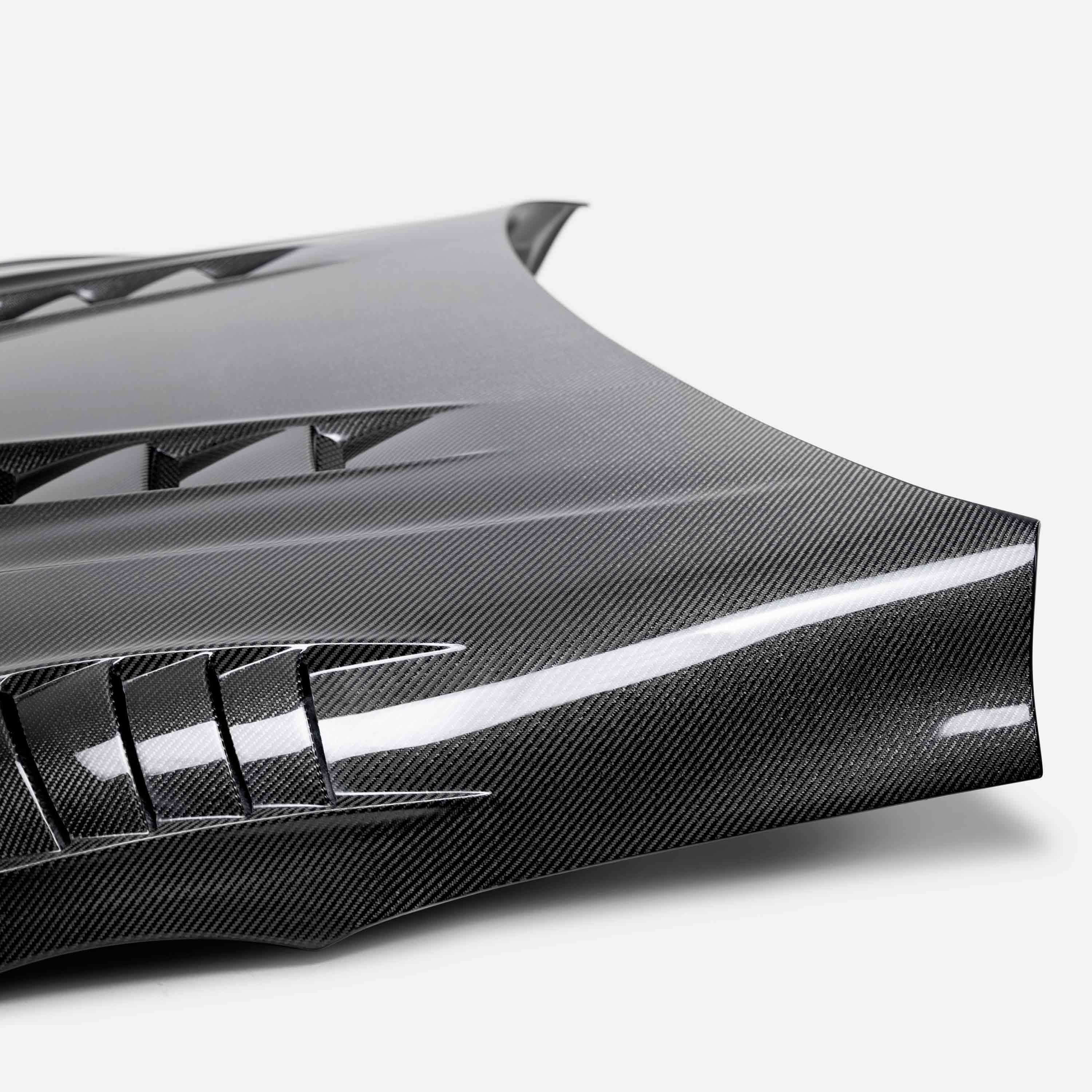 Seibon TV-Style Double Sided Carbon Fiber Hood - 2020-2023 Toyota Supra