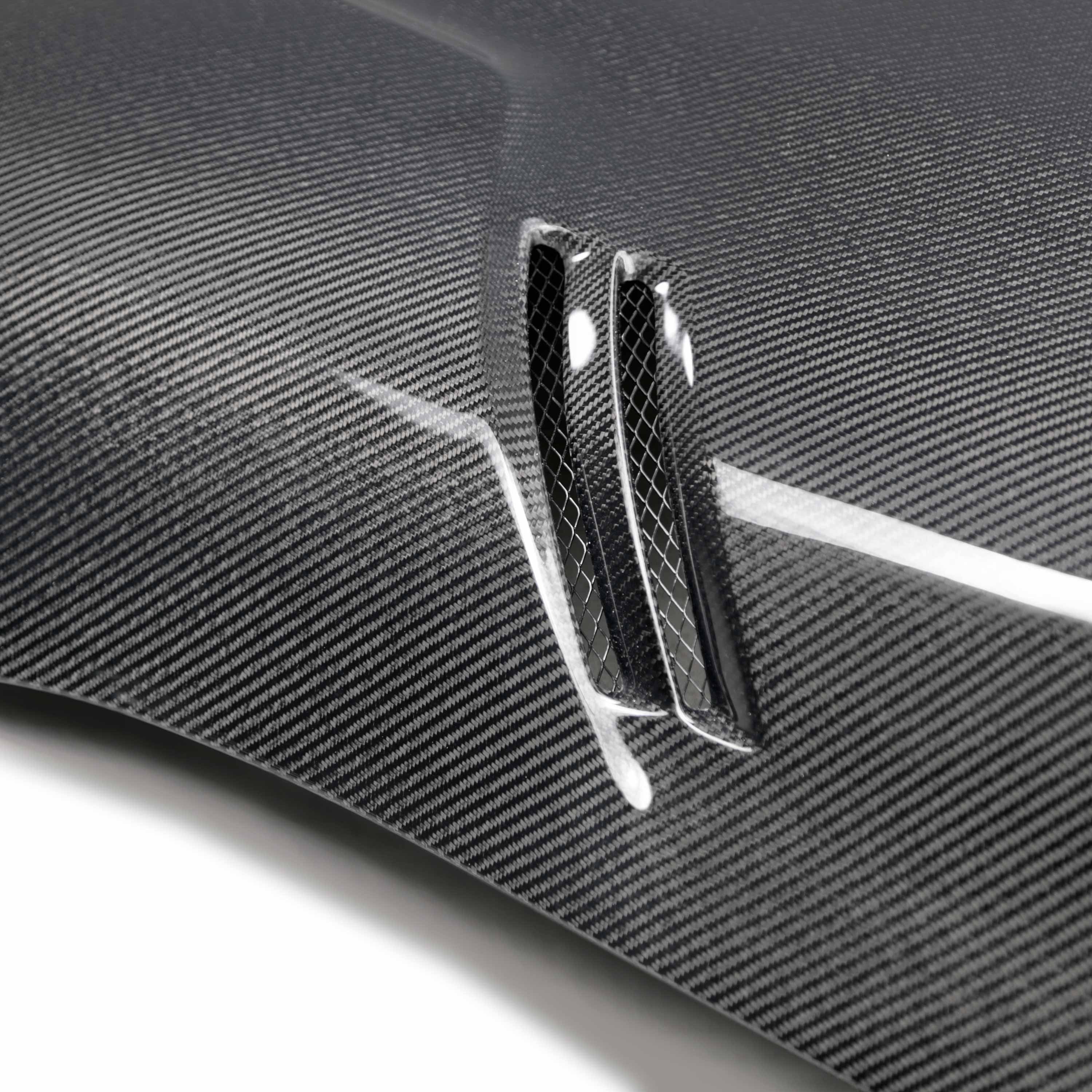 Seibon VS-Style Double Sided Carbon Fiber Hood - 2020-2024 Toyota GR Supra