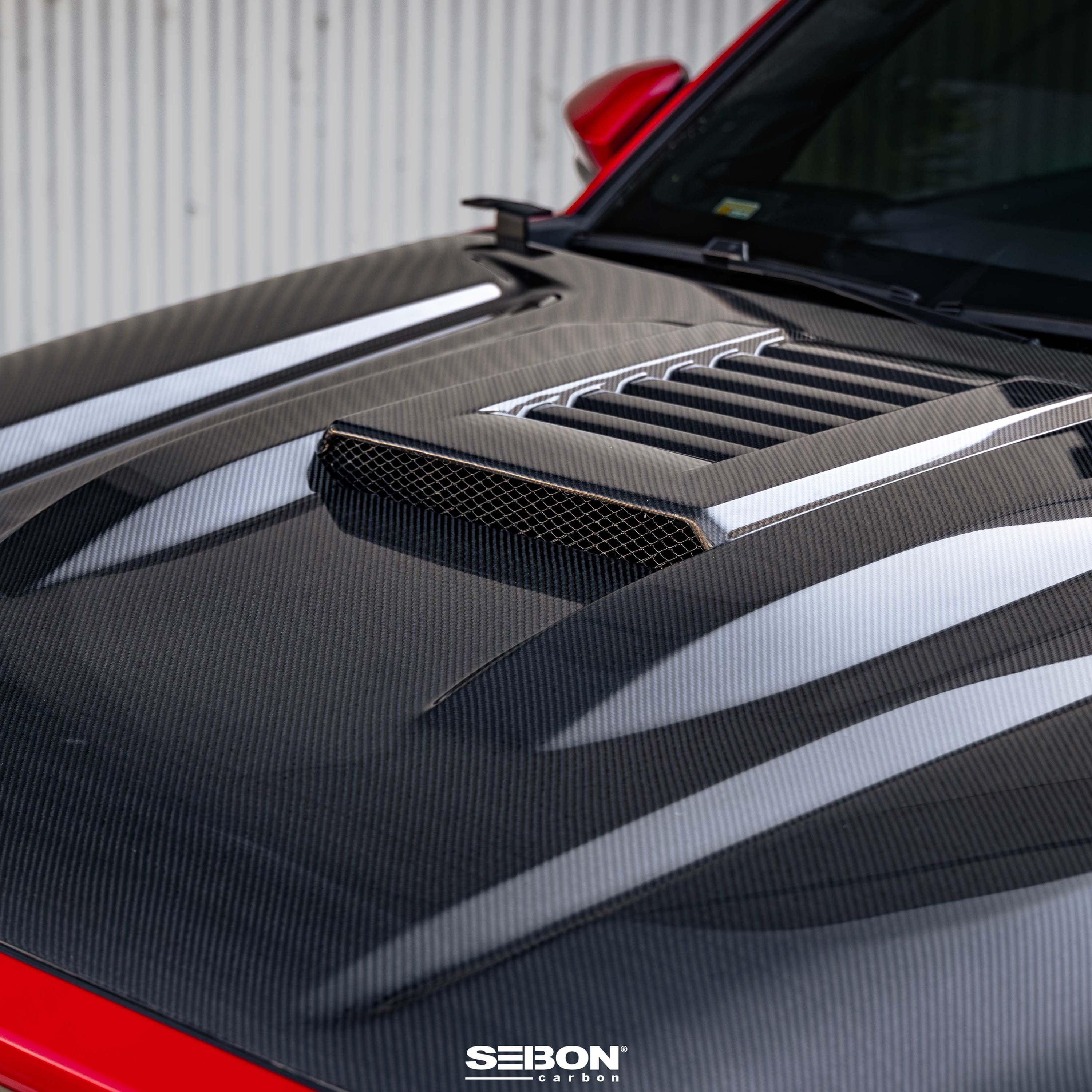 Seibon TR-Style Carbon Fiber Hood - 2024 Toyota Tacoma