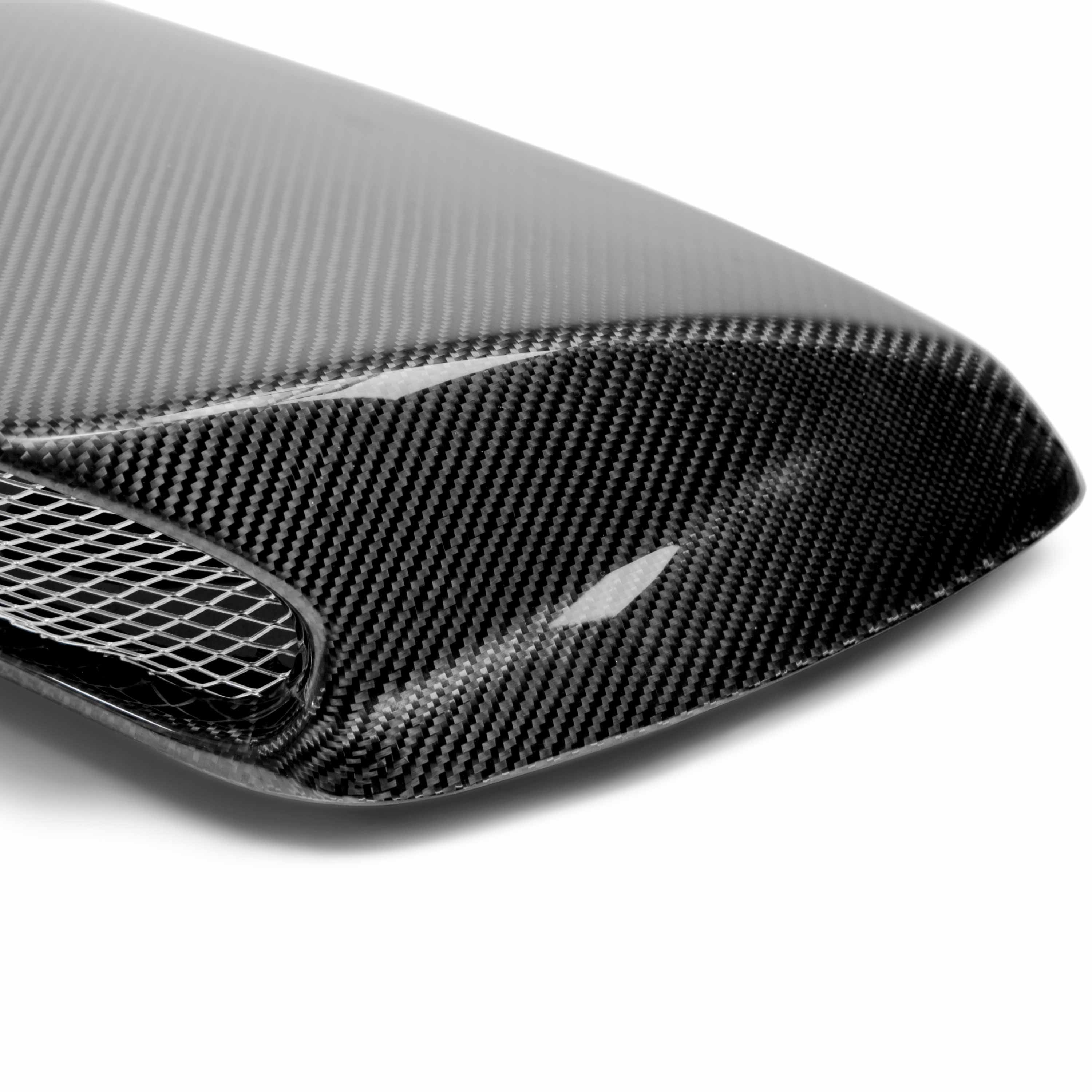 Seibon STI-Style Carbon Fiber Hood Scoop - 2002-2003 Subaru Impreza/WRX