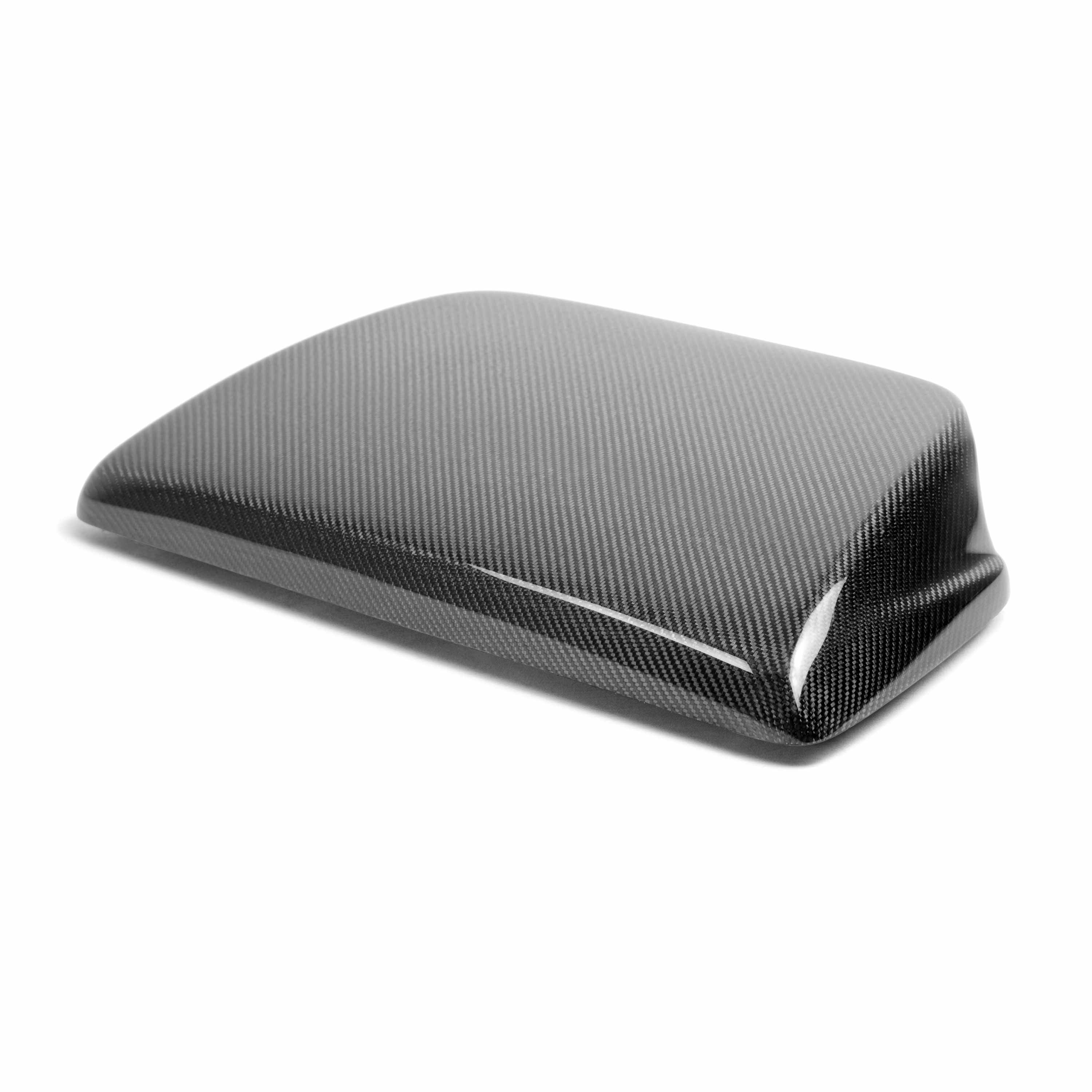 Seibon STI-Style Carbon Fiber Hood Scoop - 2004-2005 Subaru WRX (Only Fits OEM Hoods)