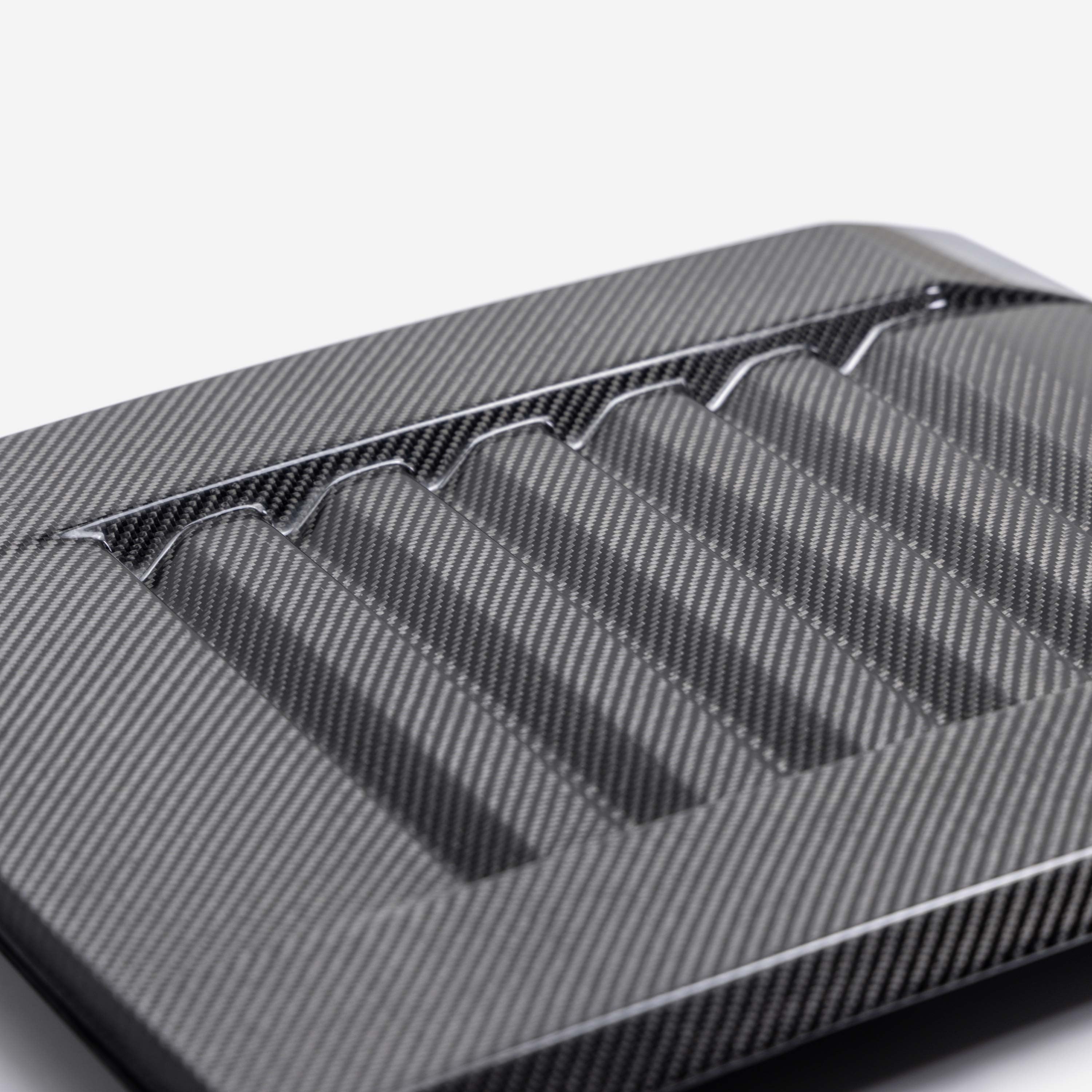 Seibon Pro-Style Carbon Fiber Hood Scoop - 2024-2026 Toyota Tacoma TRD Sport/TRD Pro