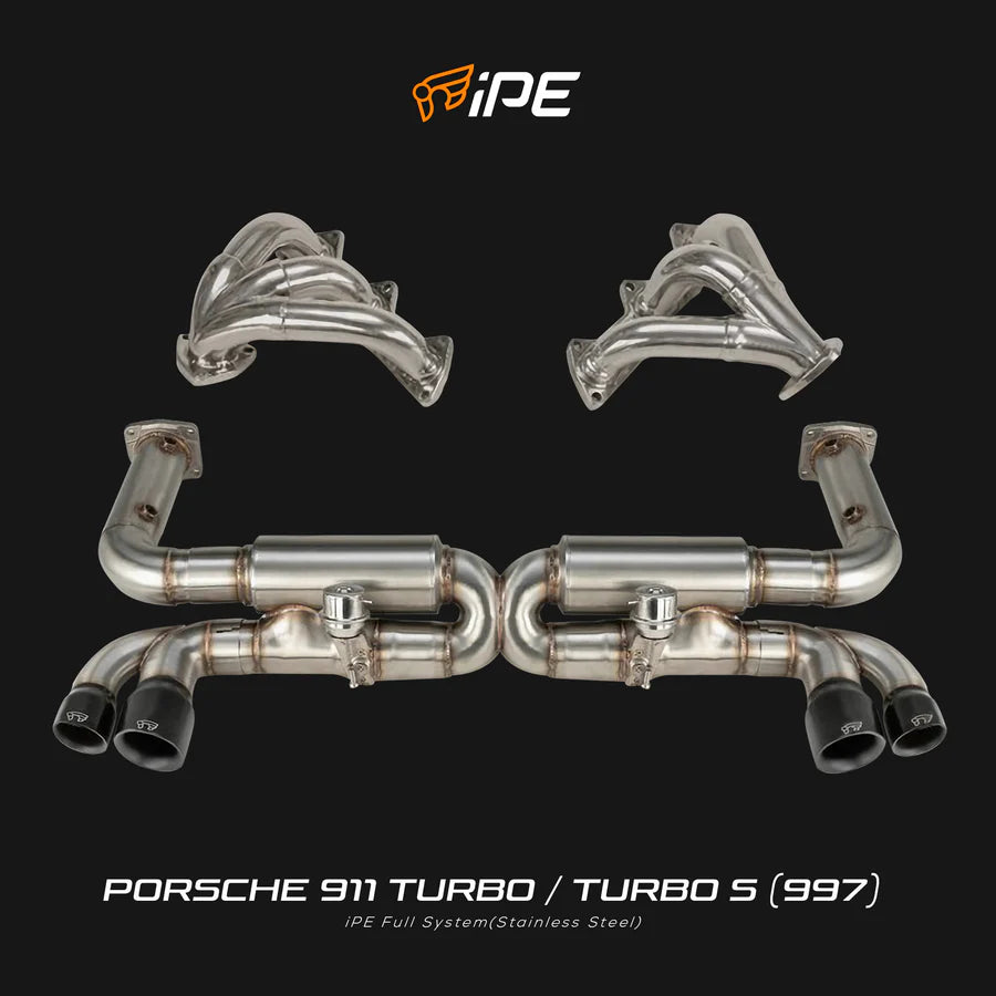 iPE Full Exhaust System for 2006-2009 Porsche 997.1 Turbo/Turbo S