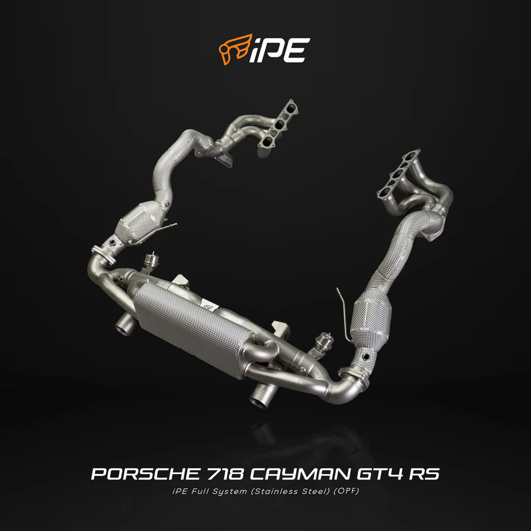 iPE Full Exhaust System for 2022+ Porsche 718 Spyder RS/Cayman GT4RS