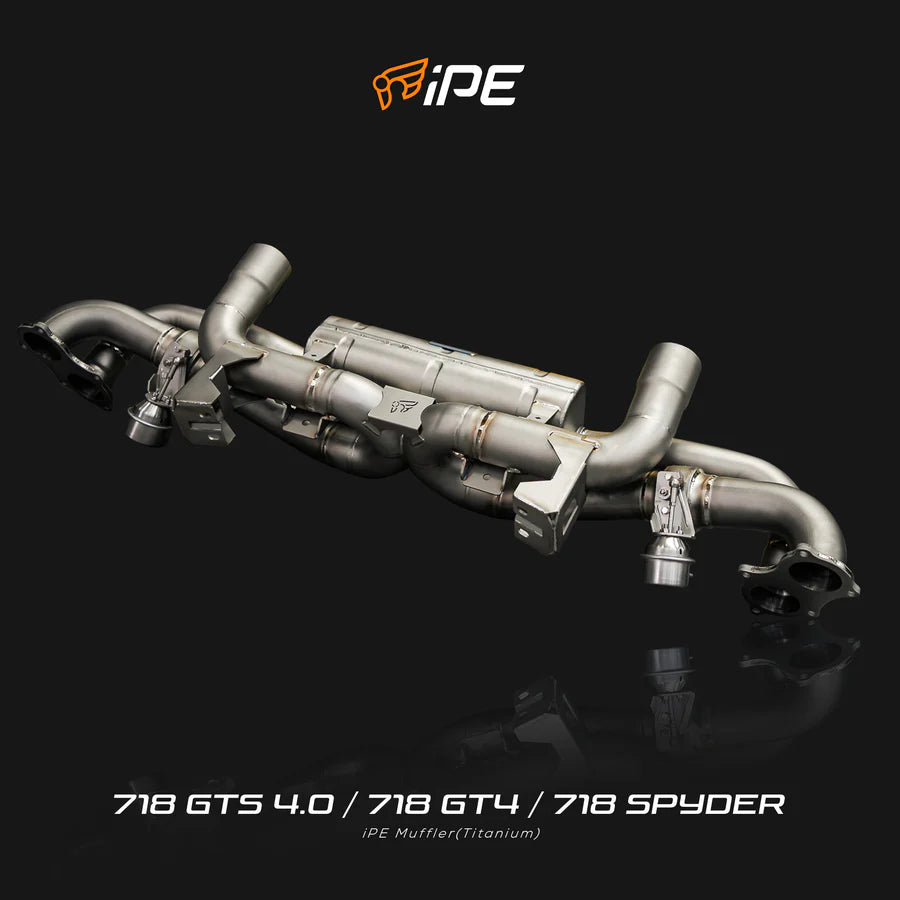 iPE Full Exhaust System for 2020+ Porsche 718 Spyder/Cayman GT4