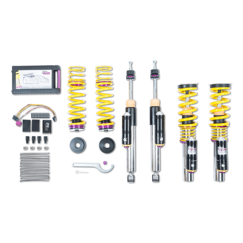 KW V4 Coilover Kit - 2015+ Mercedes C-Class (W205) AMG C63/C63 S Sedan w/ Electronic Dampening