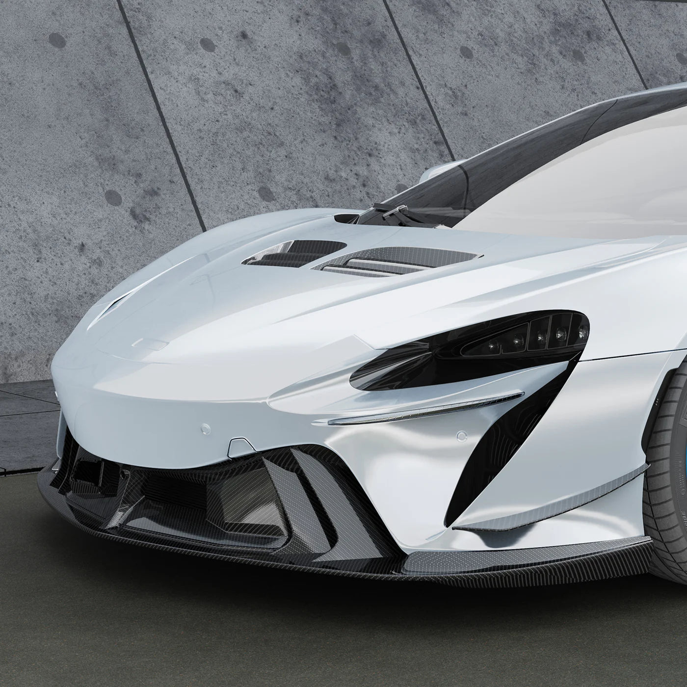 Vorsteiner GP63 Carbon Fiber Front Splitter  - 2023+ McLaren Artura