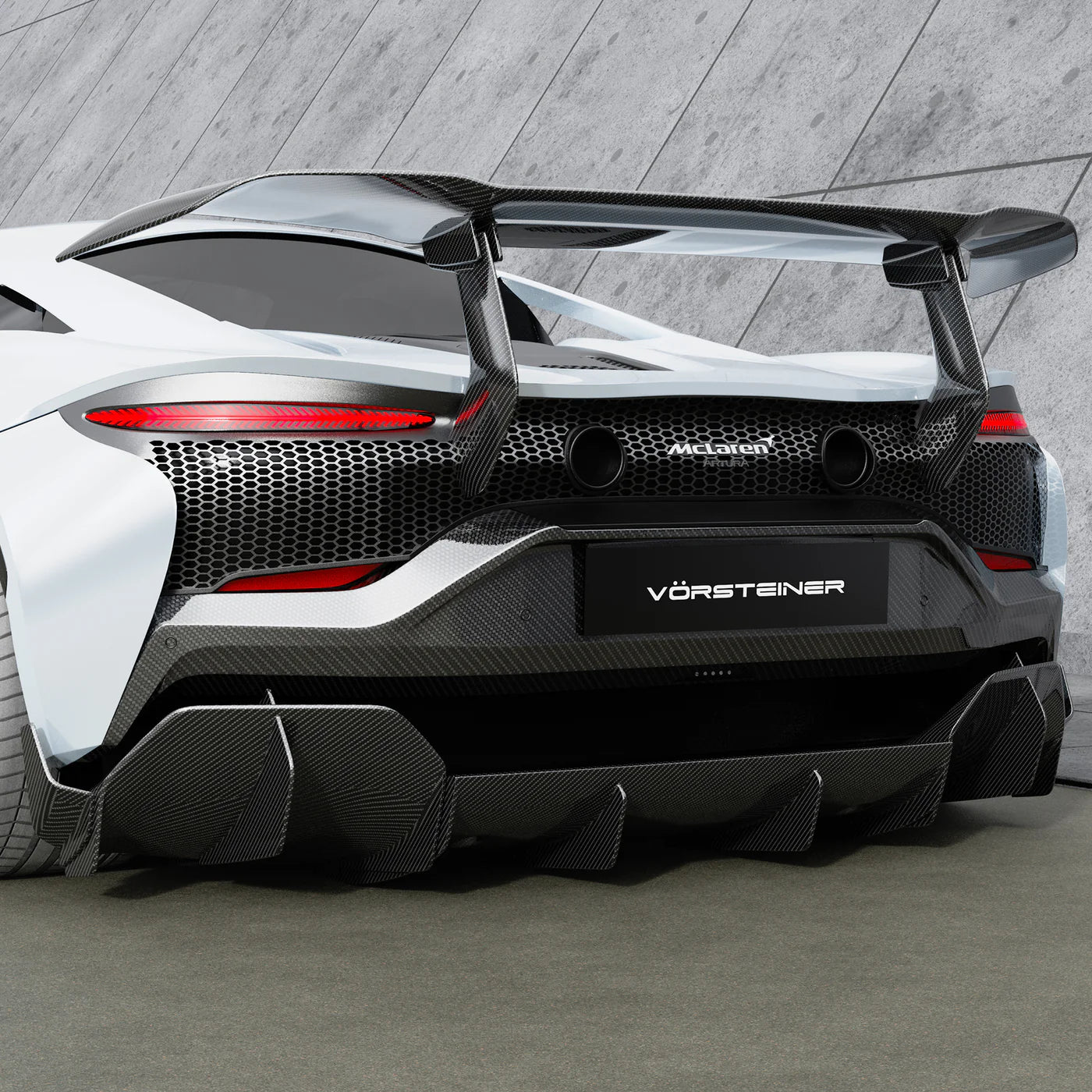 Vorsteiner GP63 Carbon Fiber Rear Diffuser - 2023+ McLaren Artura