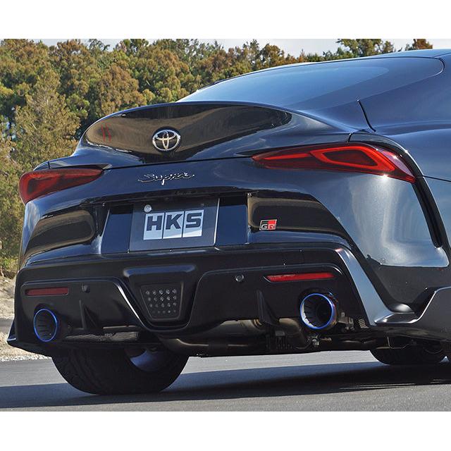 HKS Super Turbo Muffler Axleback Exhaust - 2019+ Toyota GR Supra - T1 Motorsports