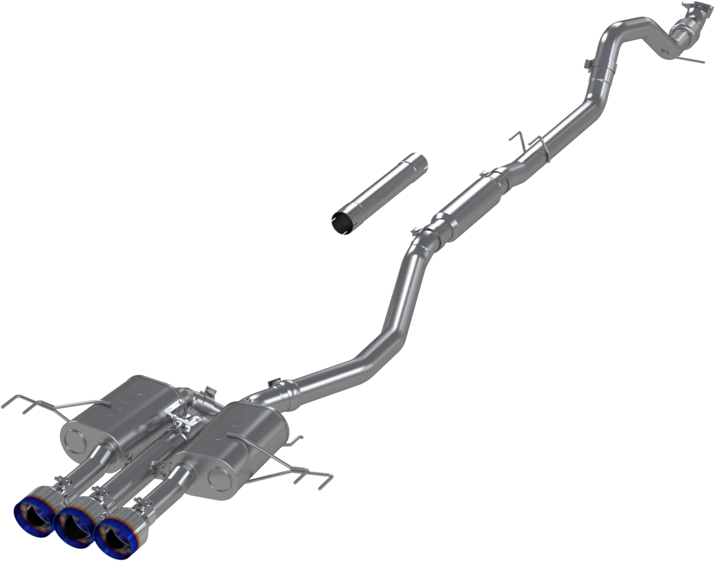 MBRP 2024+ Acura Integra Type-R T304 SS 3in Cat-Back Triple Center Outlet Exhaust w/Burnt Tips