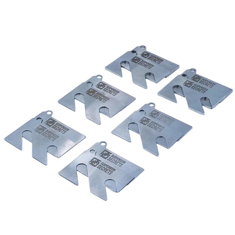 Suspension Secrets Front & Rear Camber Shim Kit - Porsche 718 Spyder RS