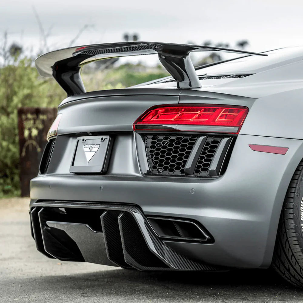 Vorsteiner Carbon Fiber V-Style Wing - 2017-2019 Audi R8 (V10+ Only)