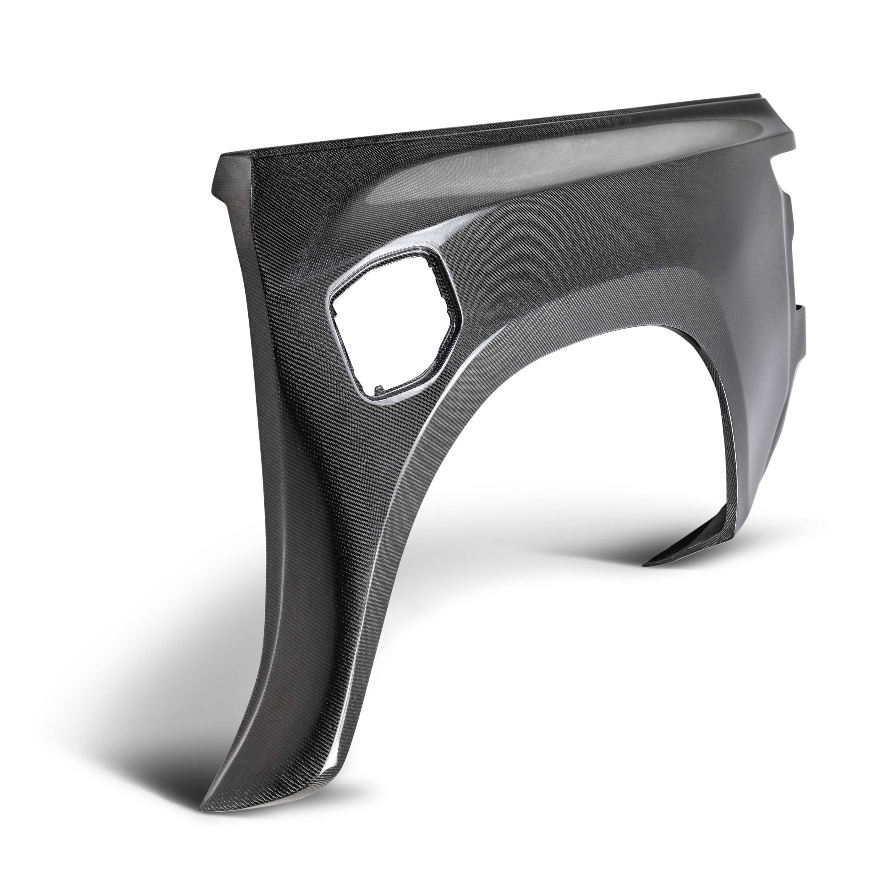 Seibon MB-Style Carbon Fiber Bedsides - 2022 Nissan Frontier (2" Rise & 4" Wider)