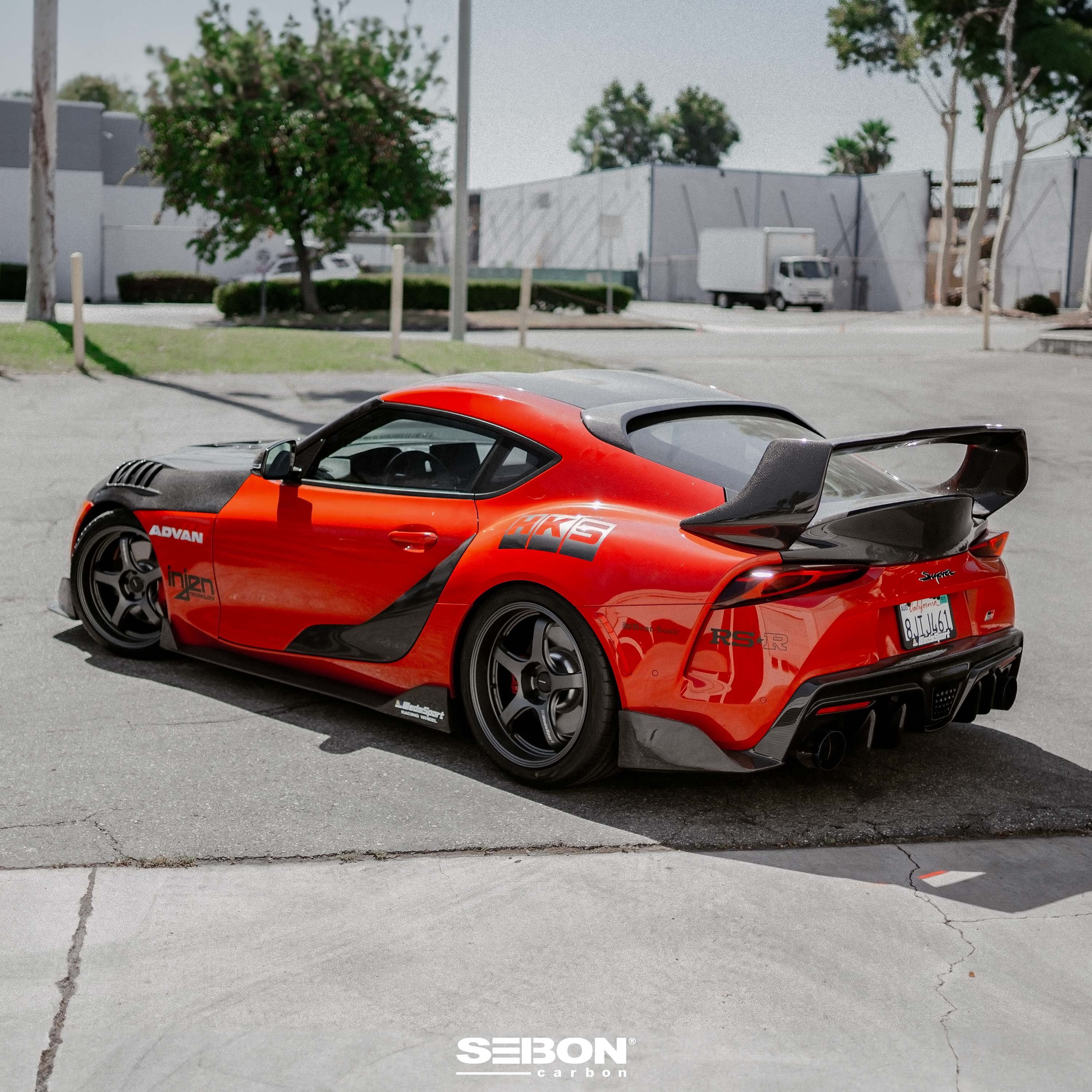 Seibon Carbon Fiber Rear Roof Spoiler For 2020-2023 Toyota GR Supra