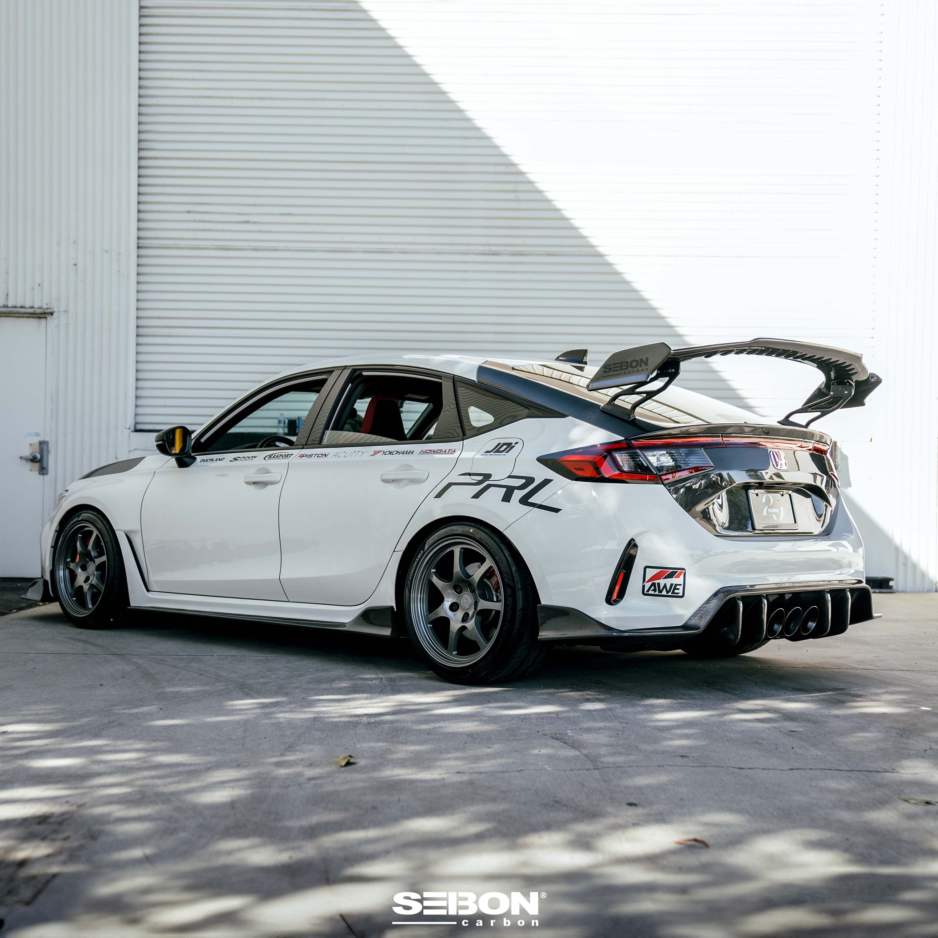 Seibon MB-Style Carbon Fiber Rear Spoiler - 2023-2024 Honda Civic Type R